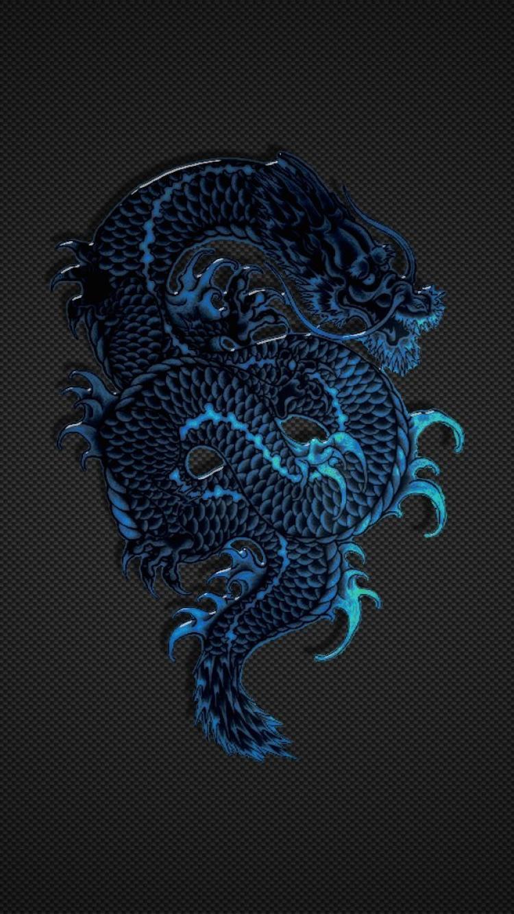 750x1334 iPhone Dark Dragon Wallpaper