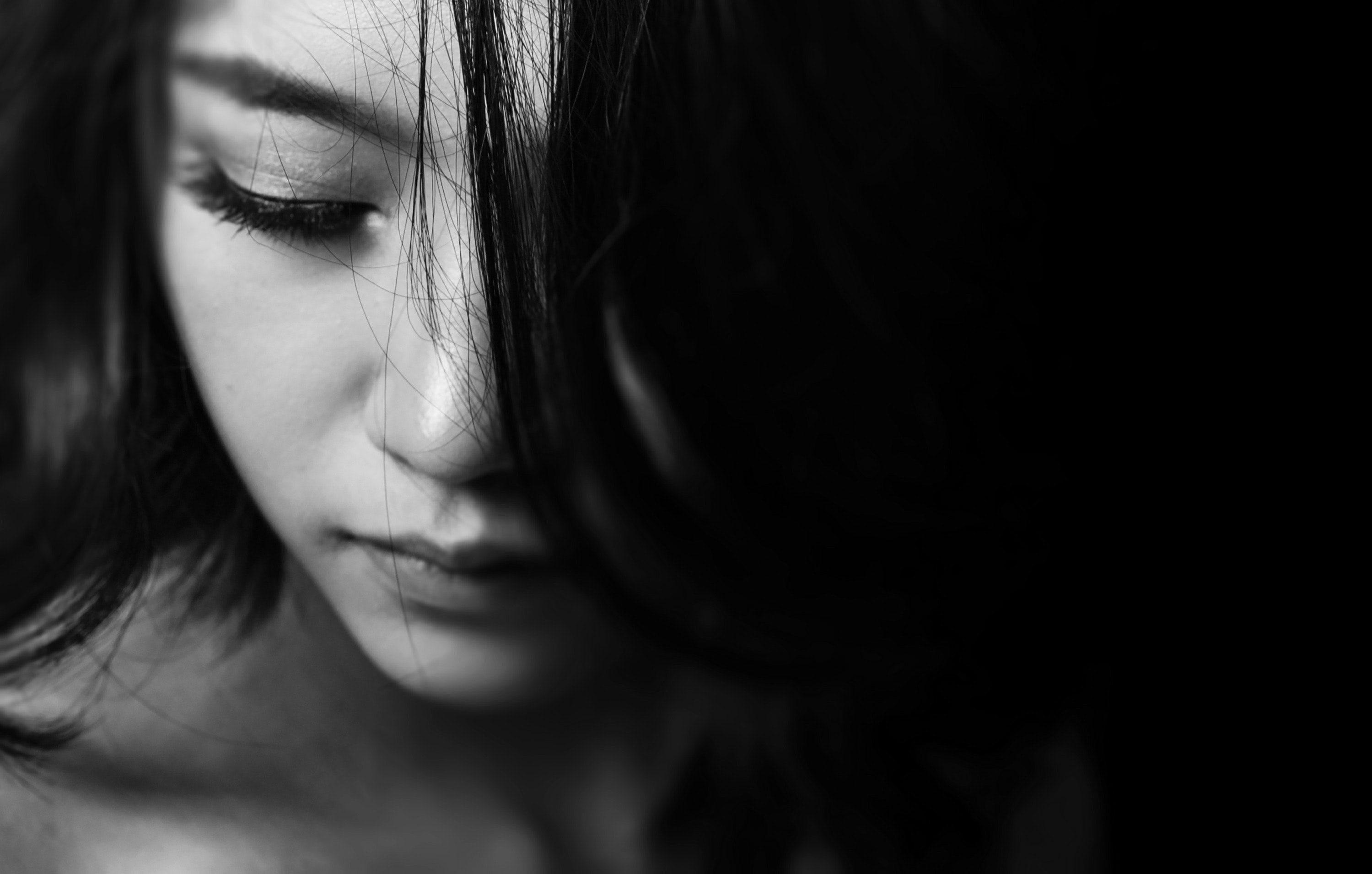 2999x1910 Attractive Beautiful Beauty Black White Wallpaper and Free