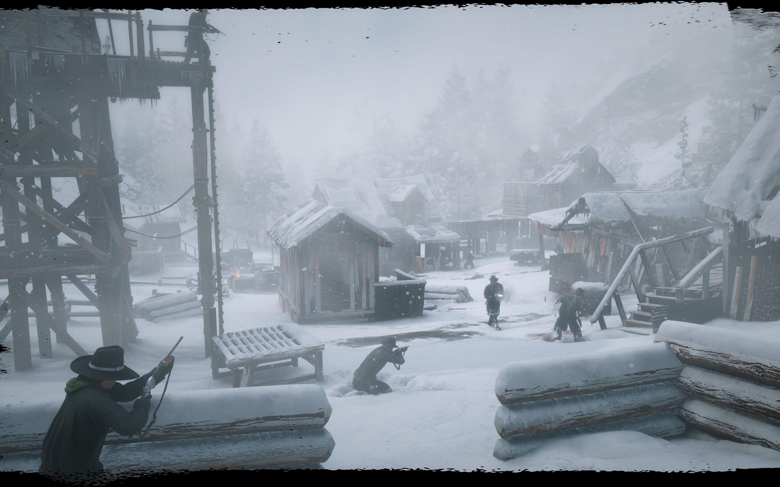 2560x1600 Download 2560x1600 Red Dead Redemption Western Games, Snow