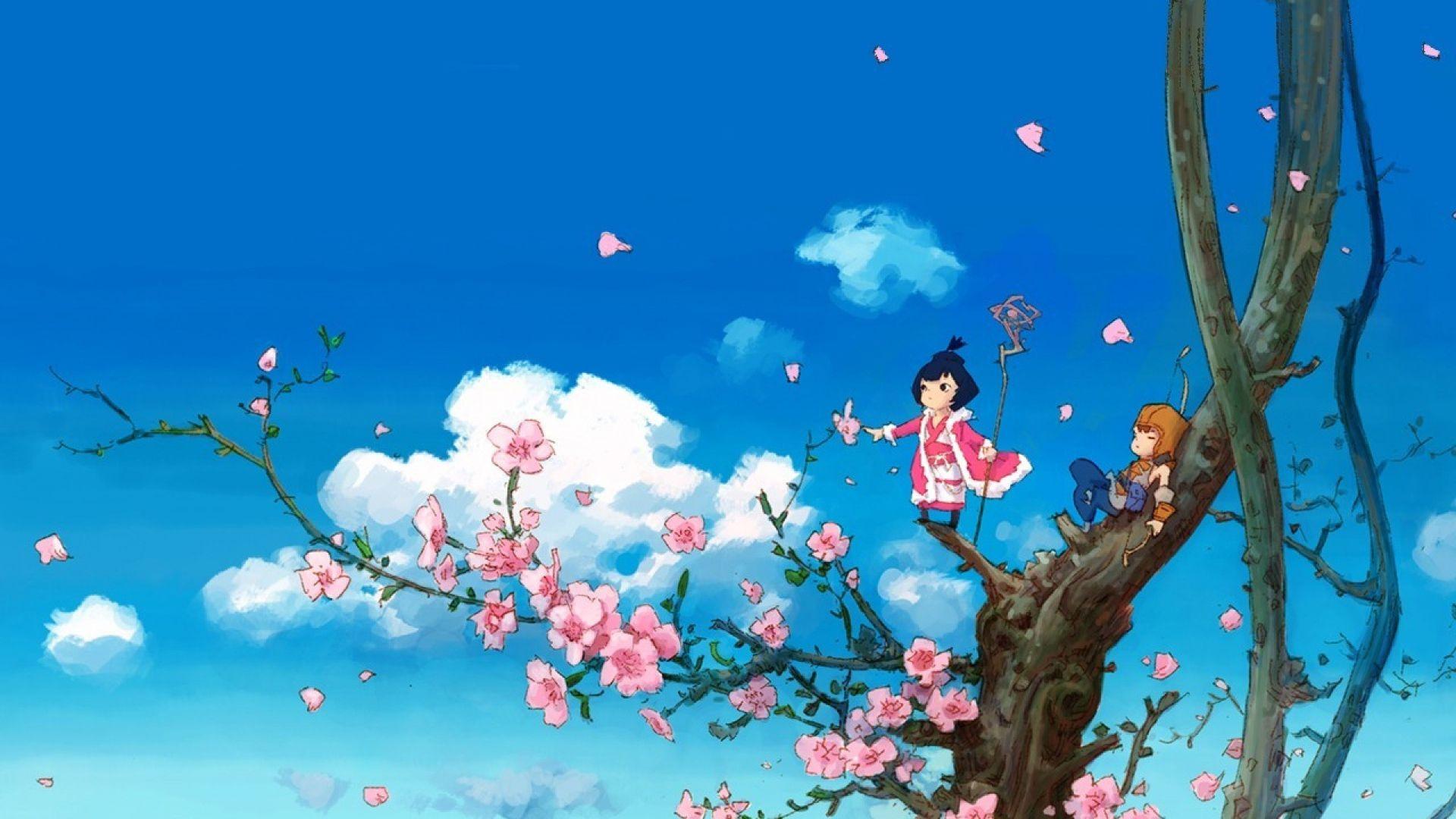 Anime Tree Wallpapers - Top Free Anime Tree Backgrounds - WallpaperAccess