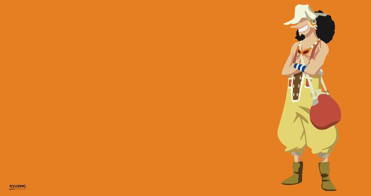 1230x649 One Piece Minimalist Wallpaper