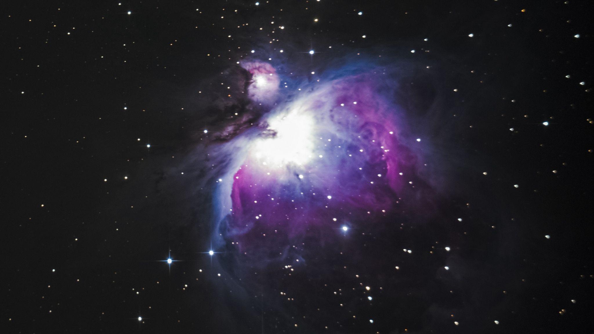 2048x1152 Download wallpaper 2048x1152 nebula, space, constellation