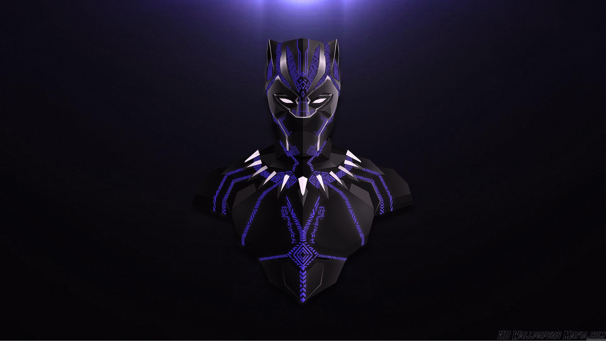 2560x1440 Black Panther Wallpaper 4k