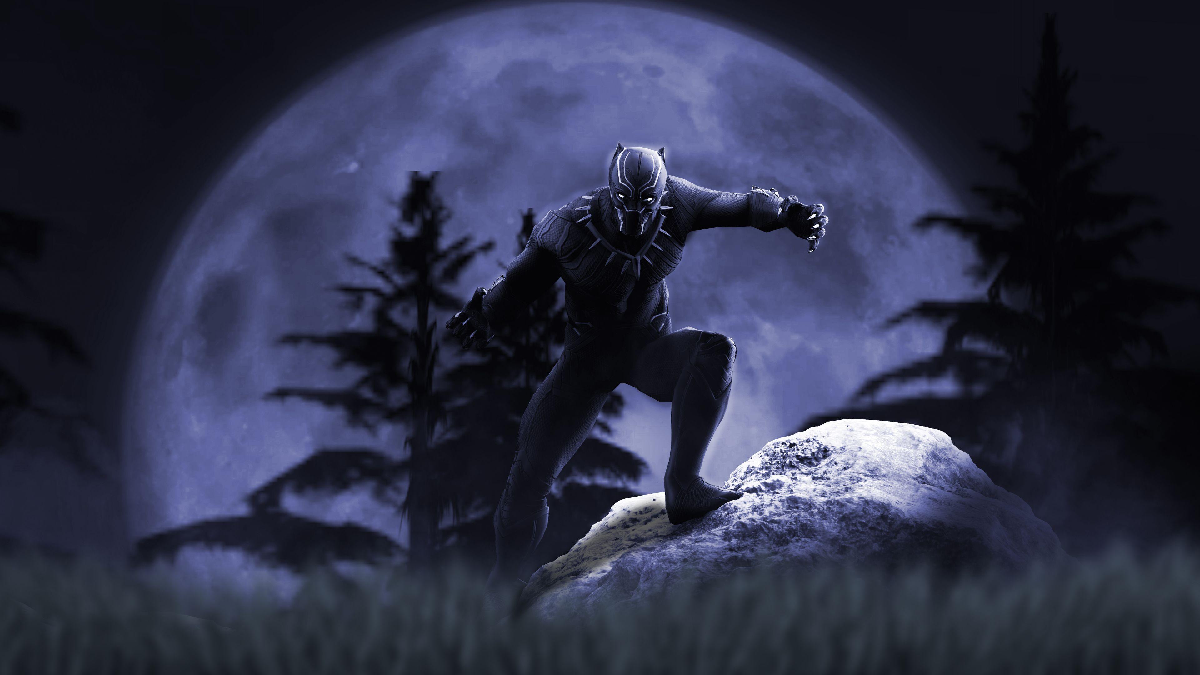 3840x2160 Wallpaper 4k Black Panther 5k Artwork 2018 4k Wallpaper, 5k