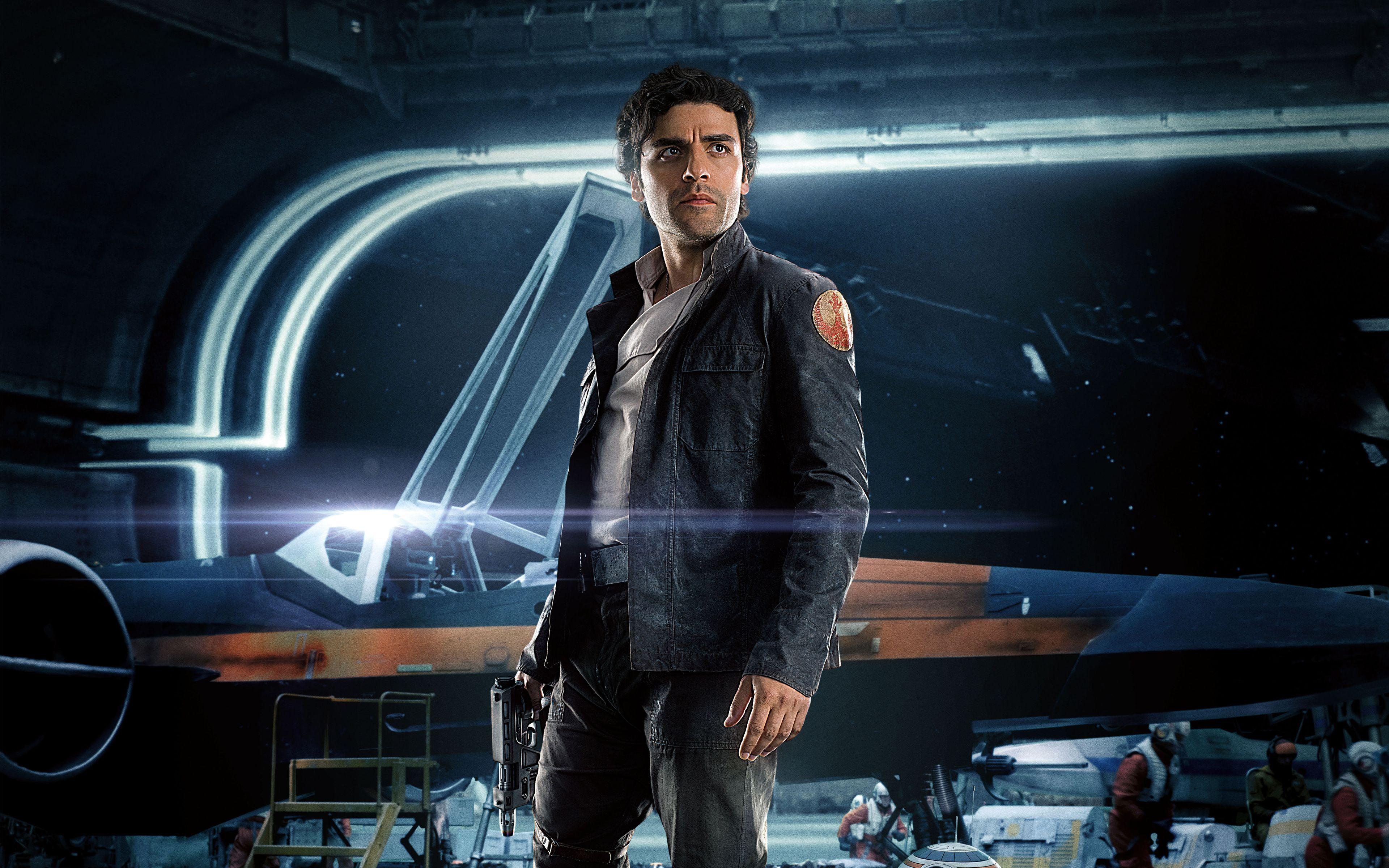 3840x2400 Poe Dameron Oscar Isaac Wallpaper