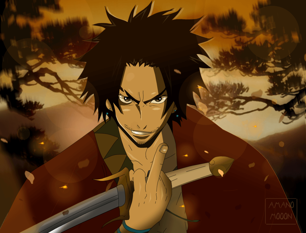 1023x779 Samurai Champloo Mugen Manga Colors Wallpaper Sun