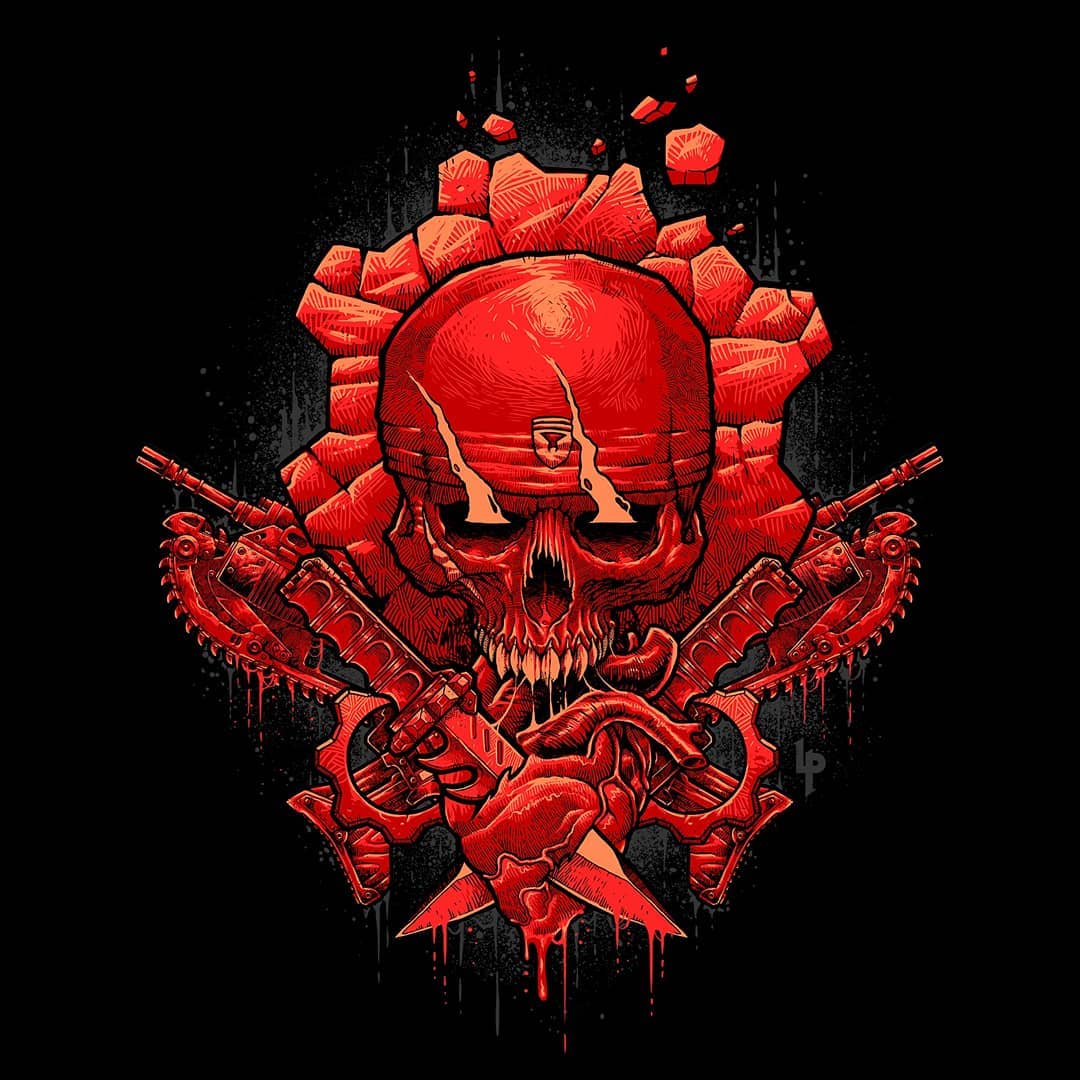 1080x1080 Luke Preece Rockstar Marcus skull redesign