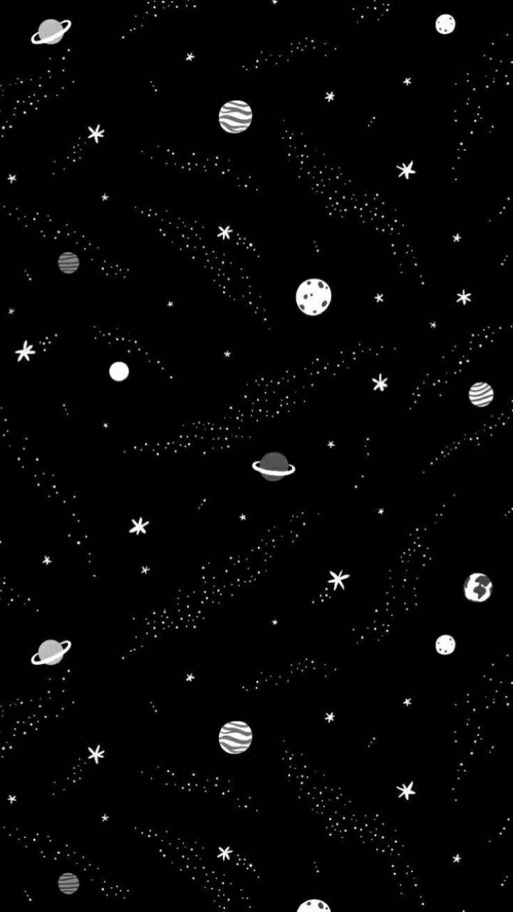 720x1280 wallpaper, planets, cell and black wallpaper