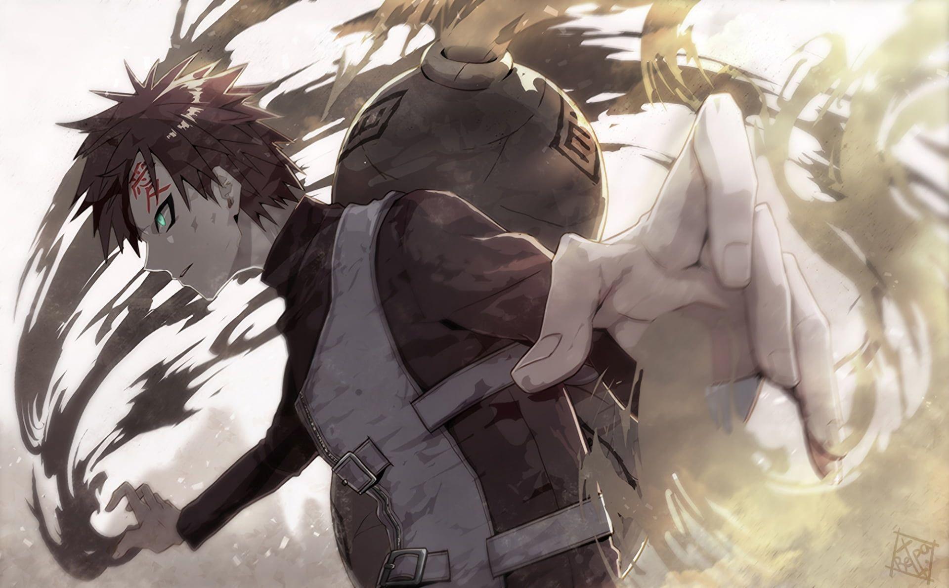 1920x1190 Gaara of the Sand wallpaper, anime, Naruto Shippuuden, Gaara HD