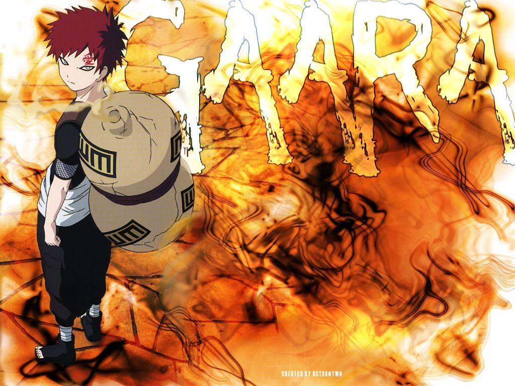 1024x768 Gaara Naruto Anime Sabaku No Clan