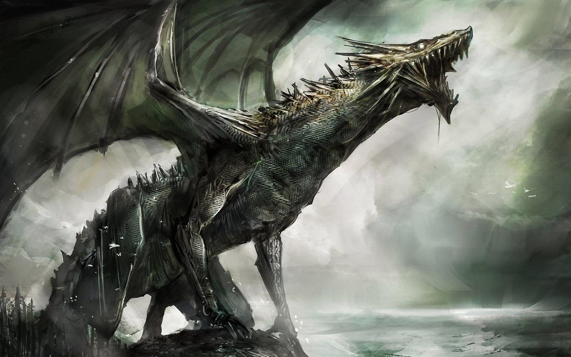 1920x1200 Dragon Fantasy Art Wallpaper