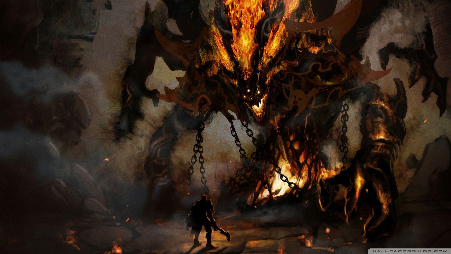 1920x1080 Etrigan the Demon Wallpaper. Demon