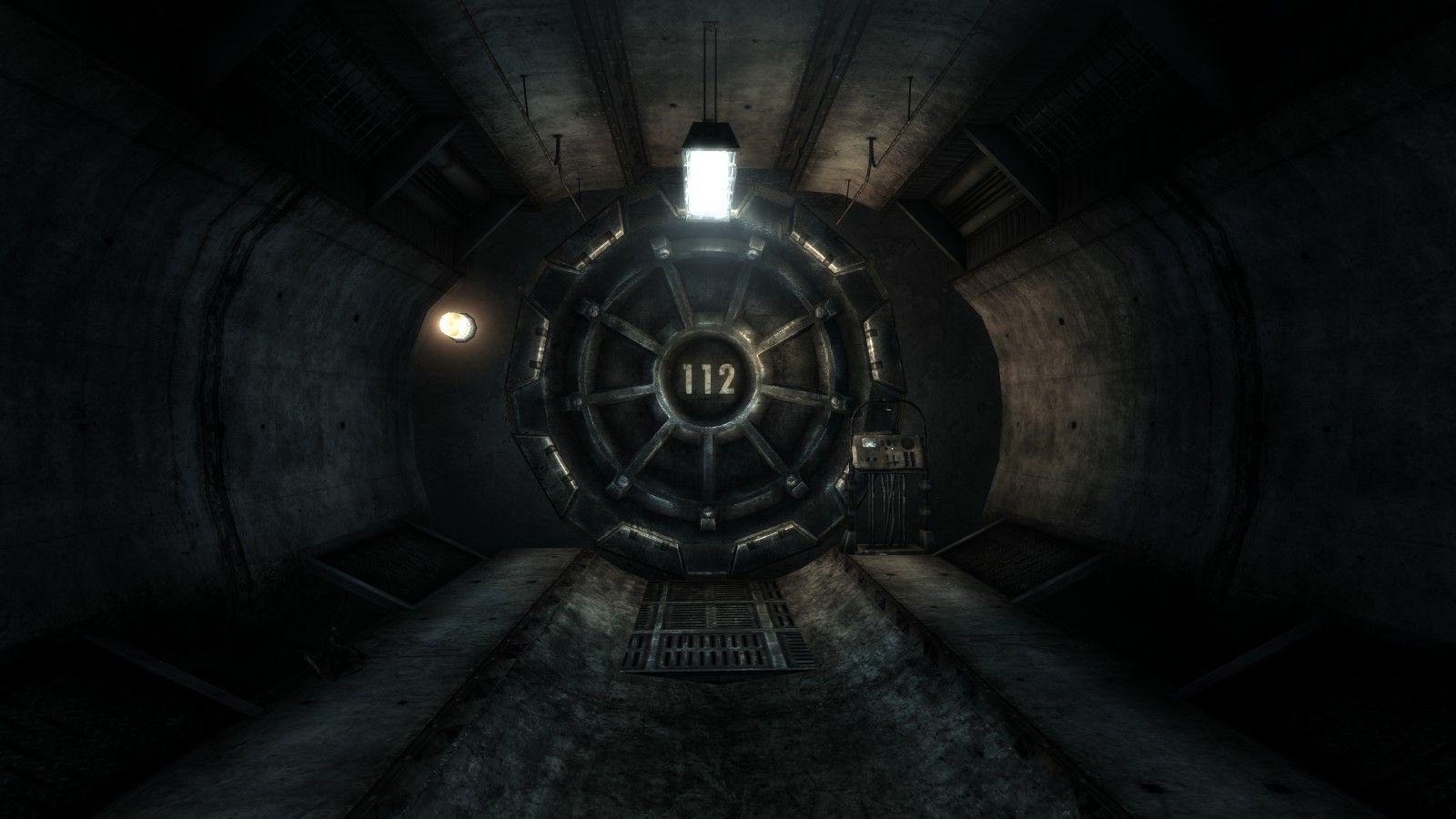 1600x900 Fallout Fallout, Vault tec, Vault 112 Wallpaper HD / Desktop
