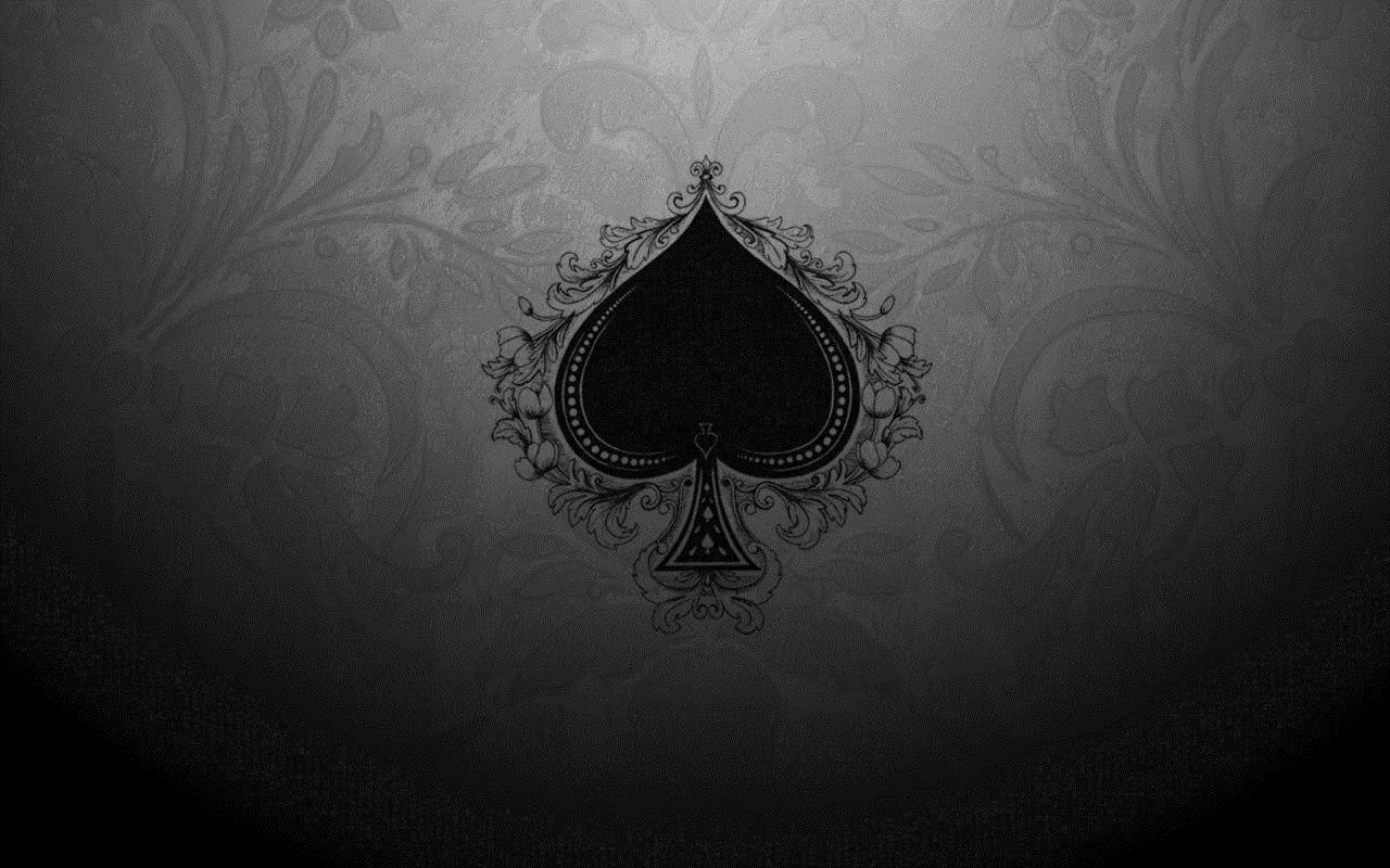 black ace of spades wallpaper