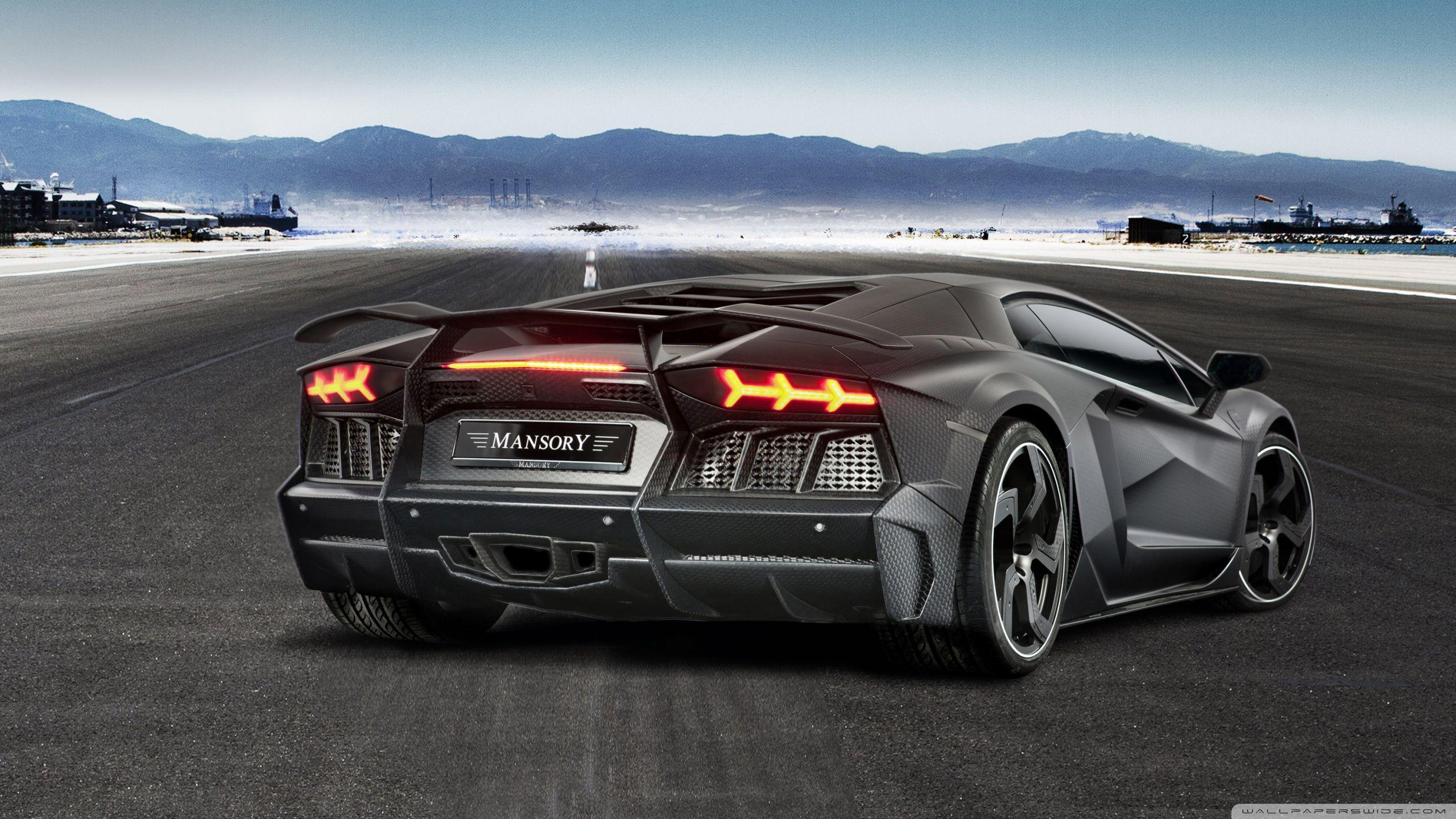 2560x1440 Phía sau siêu xe Lamborghini Aventador LP700 4 ❤ Màn hình HD 4K