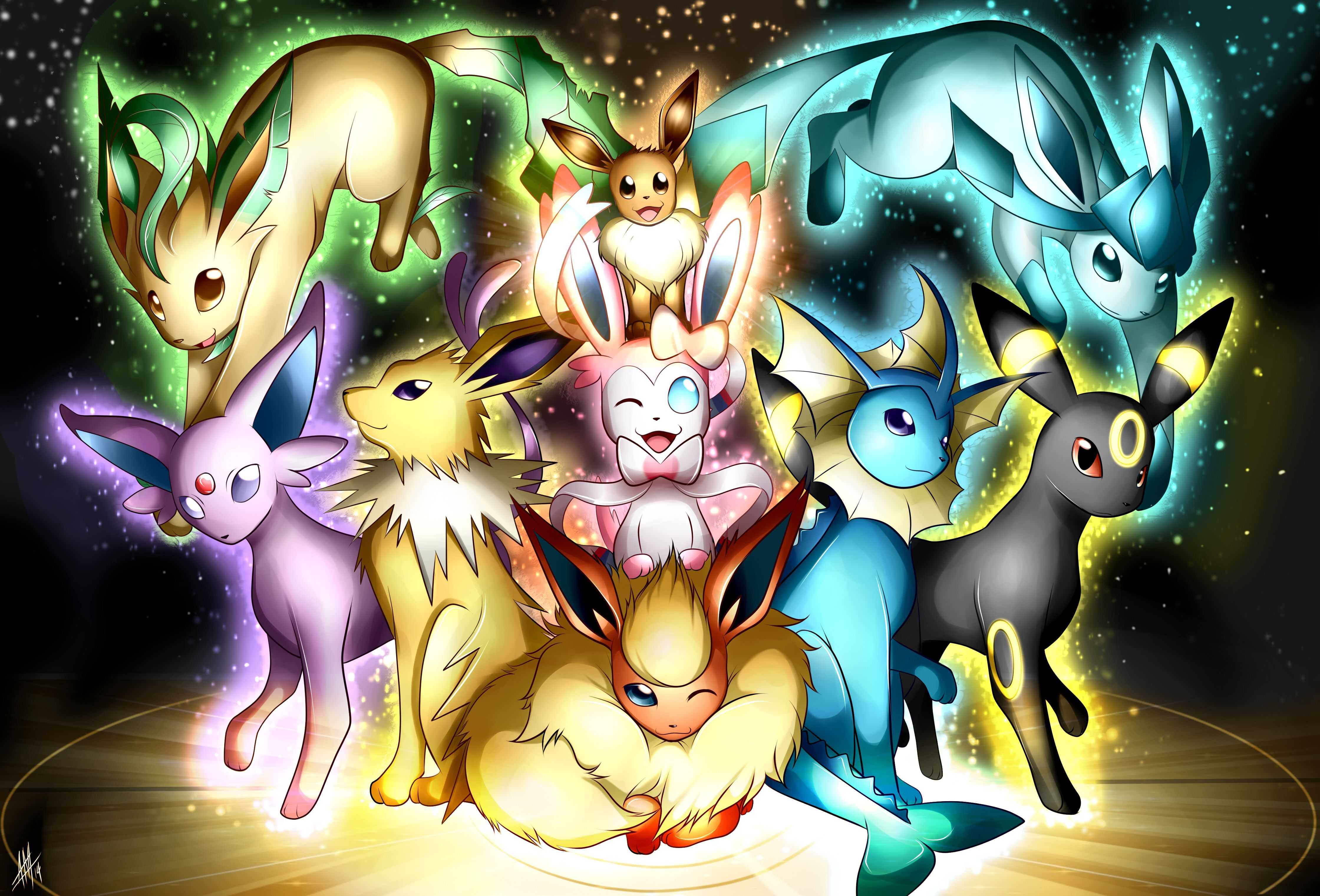 Evee Pokemon Wallpapers Top Free Evee Pokemon Backgrounds Wallpaperaccess