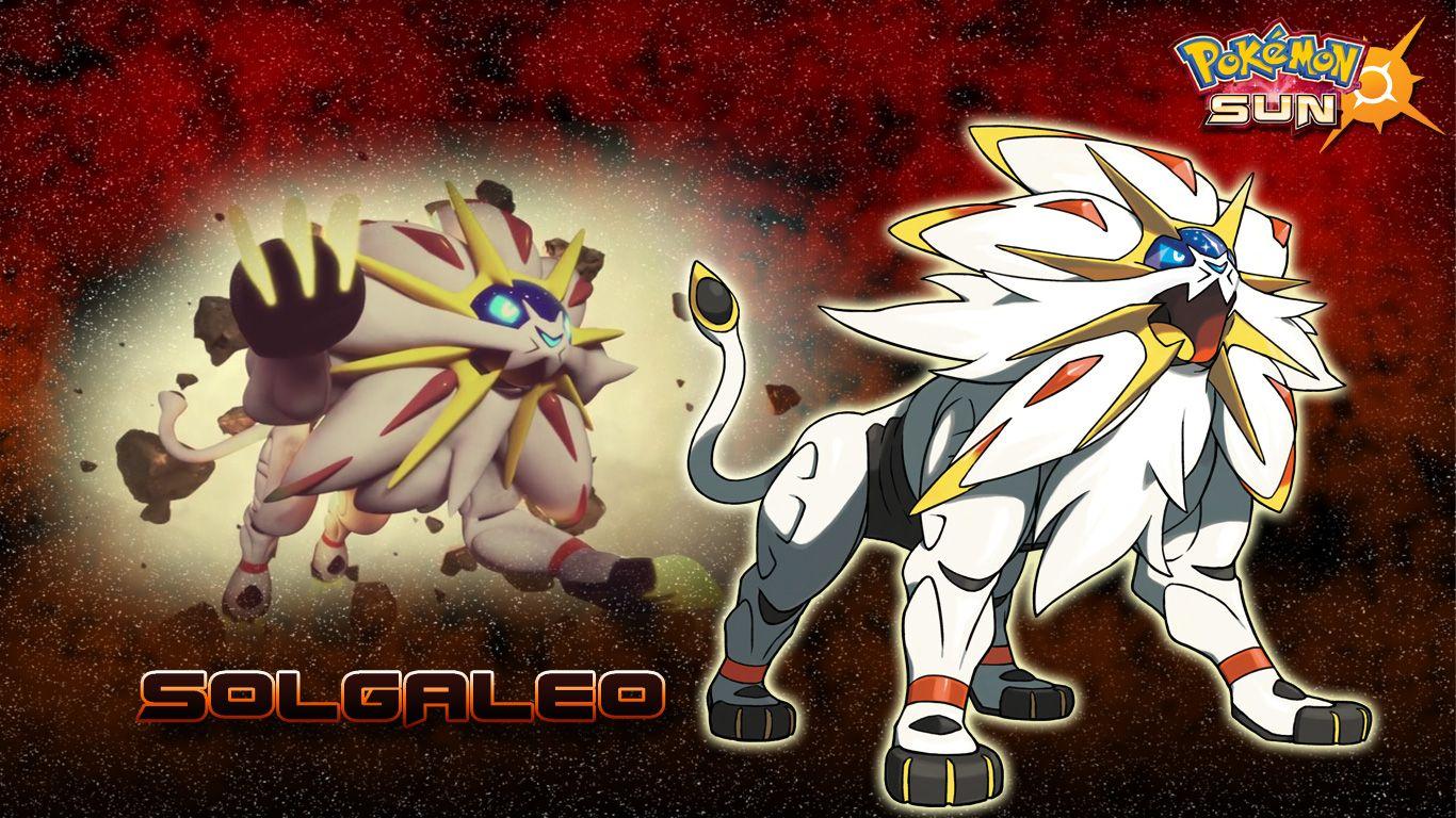 1366x768 Put together some Solgaleo & Lunala wallpaper (1366x768)