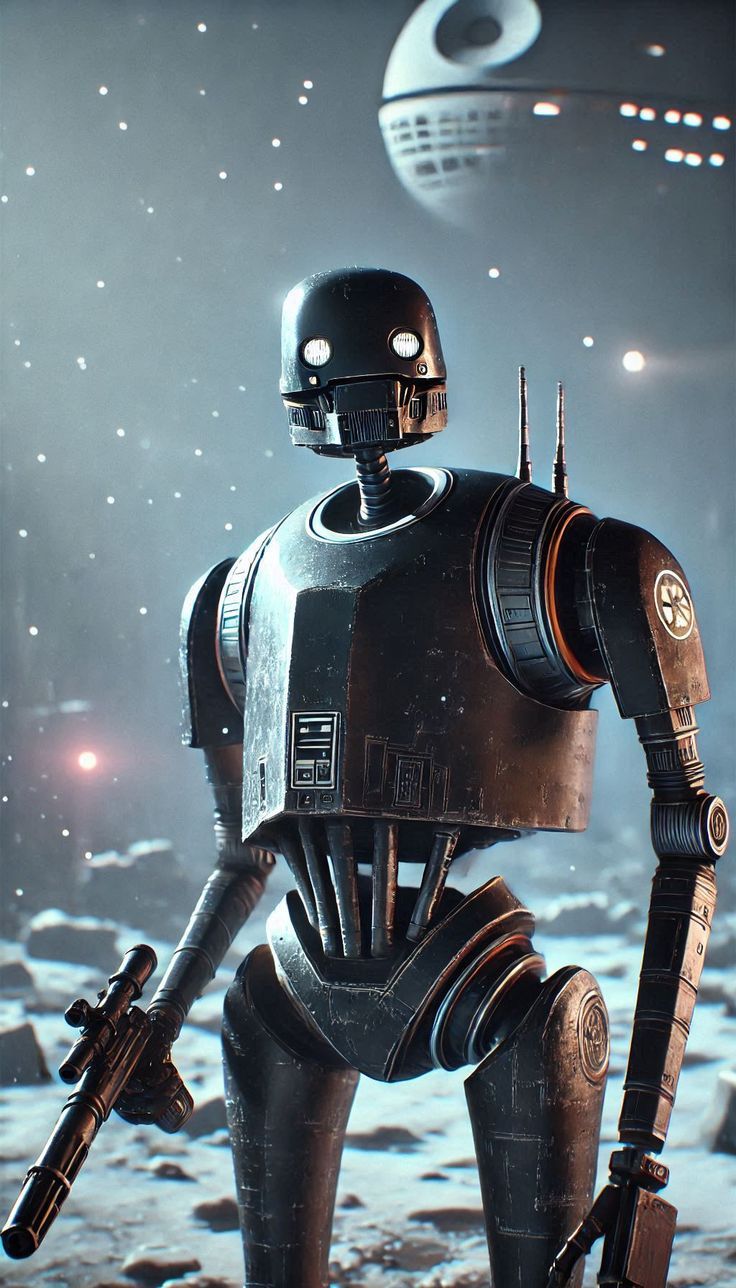 736x1288 K 2SO From Star Wars Rogue One Wallpaper Digital Art Design