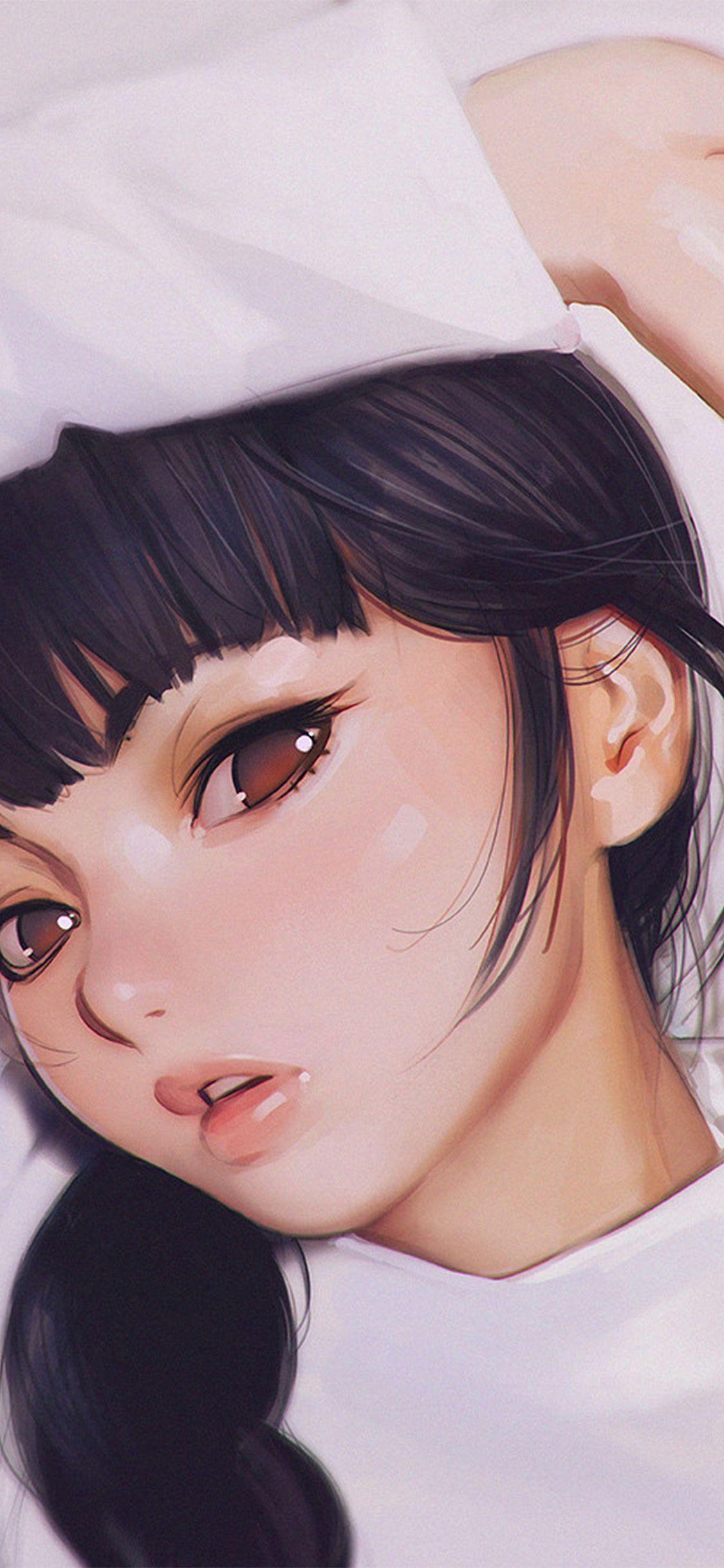 1125x2436 Cute Girl Wallpaper For iPhone