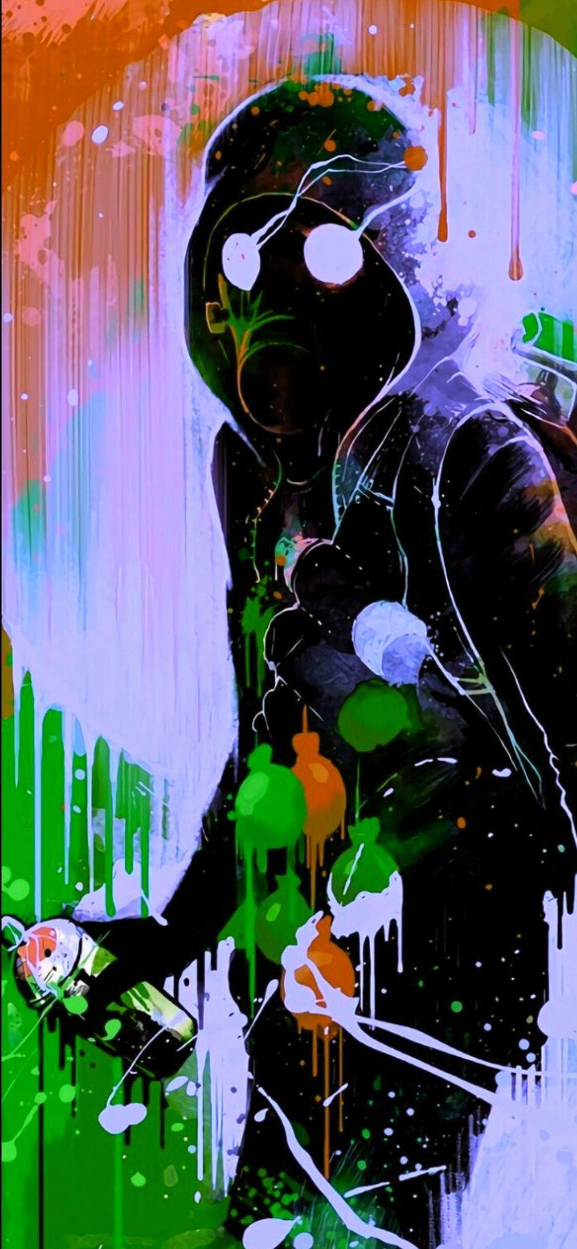 1125x2436 Graffiti iPhone Background
