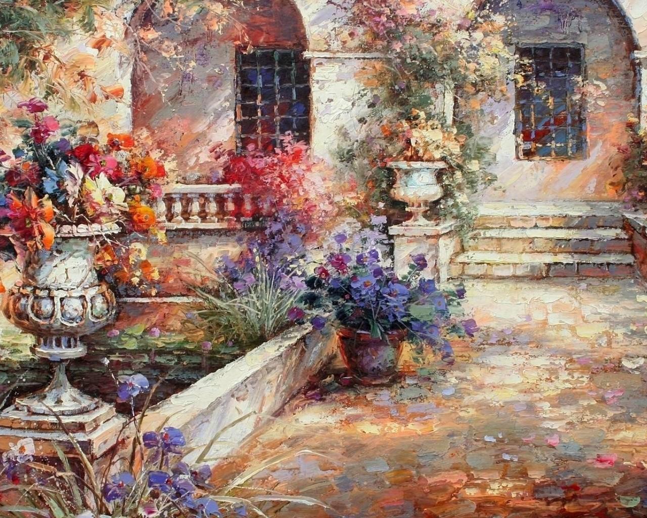 1280x1024 Famous Painting Wallpaper for Android