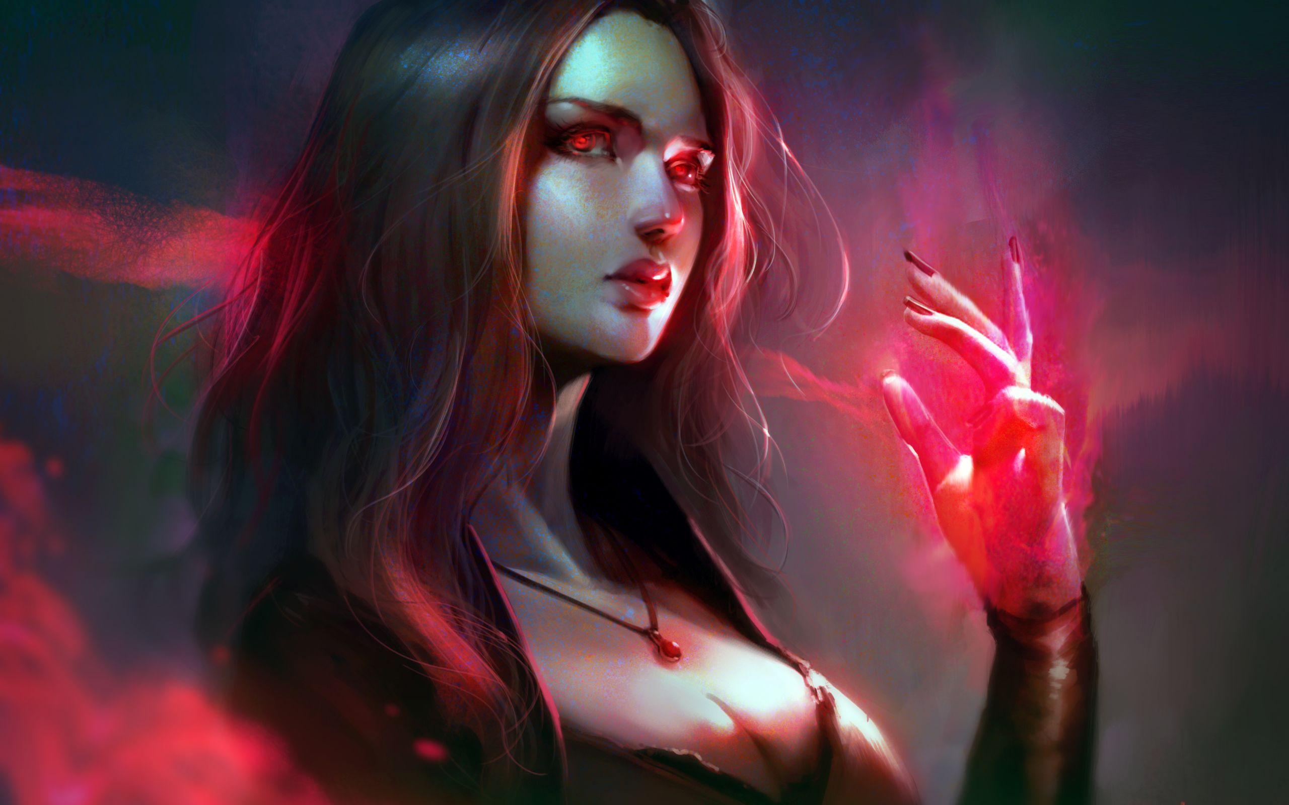 2560x1600 Scarlet Witch Digital Artwork 2560x1600 Resolution HD 4k
