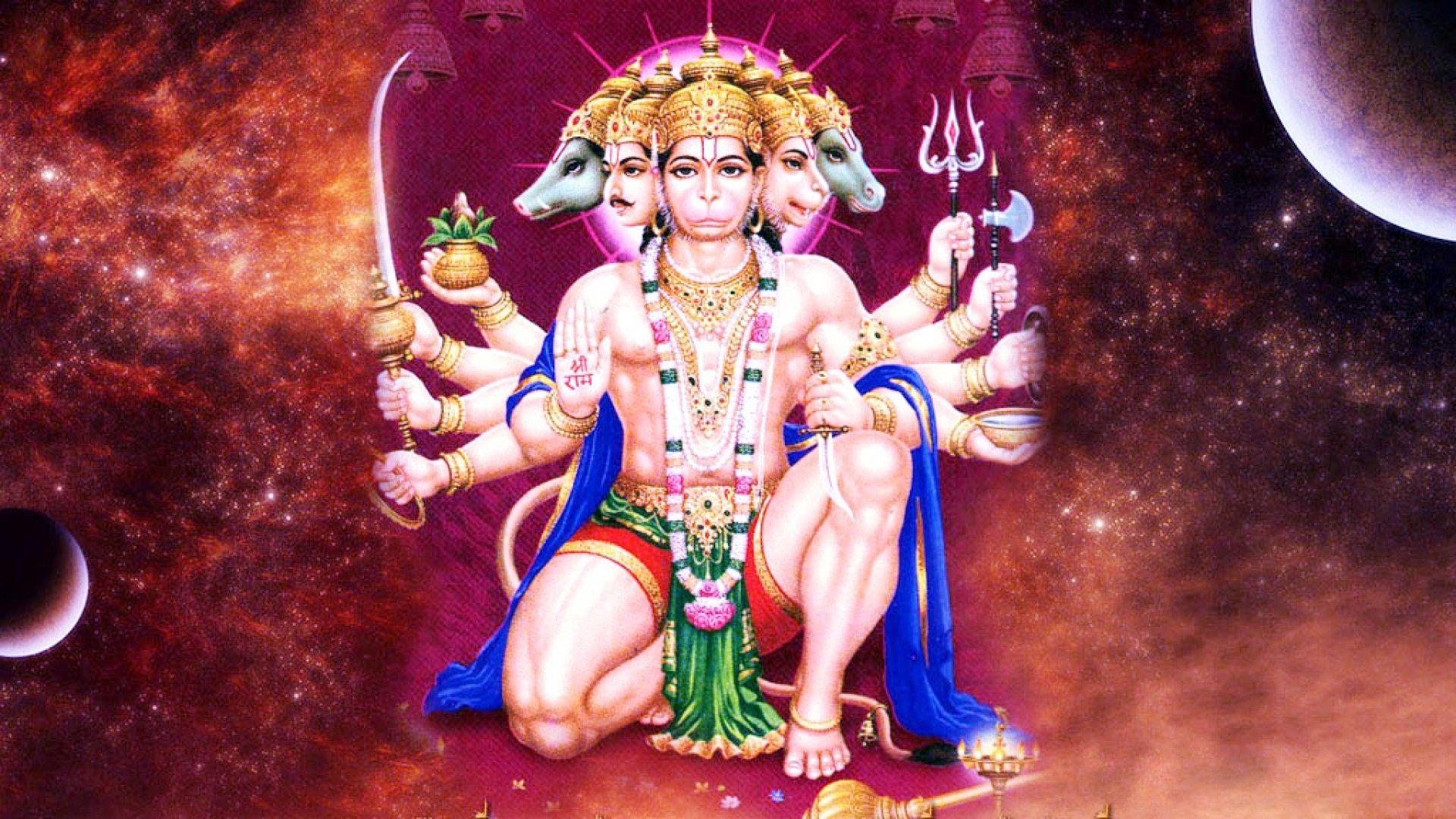 Best of Panchmukhi Hanuman Wallpapers -1920x1080 Hanuman Wallpaper