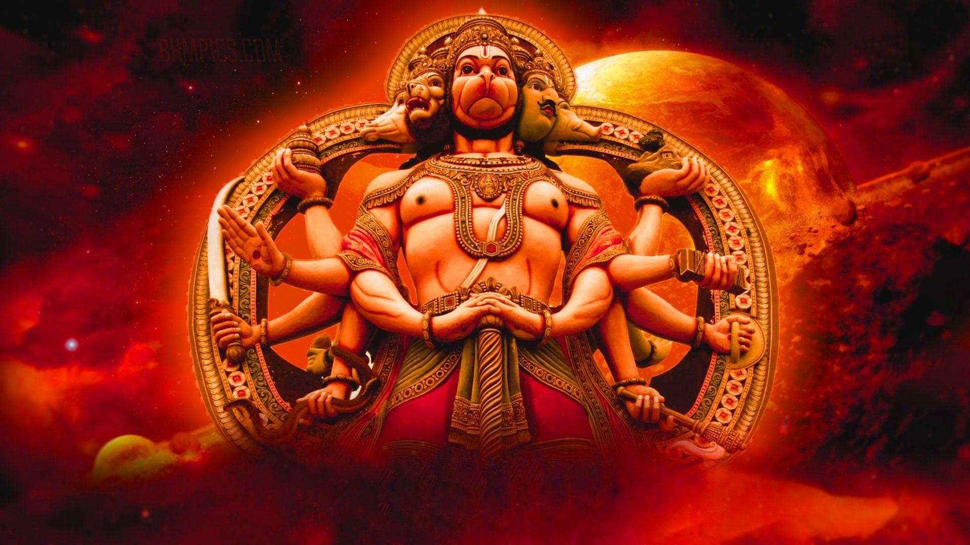 Best of Panchmukhi Hanuman Wallpapers -1920x1080 Shri Panchmukhi Hanuman Wallpaper, Image, HD Data