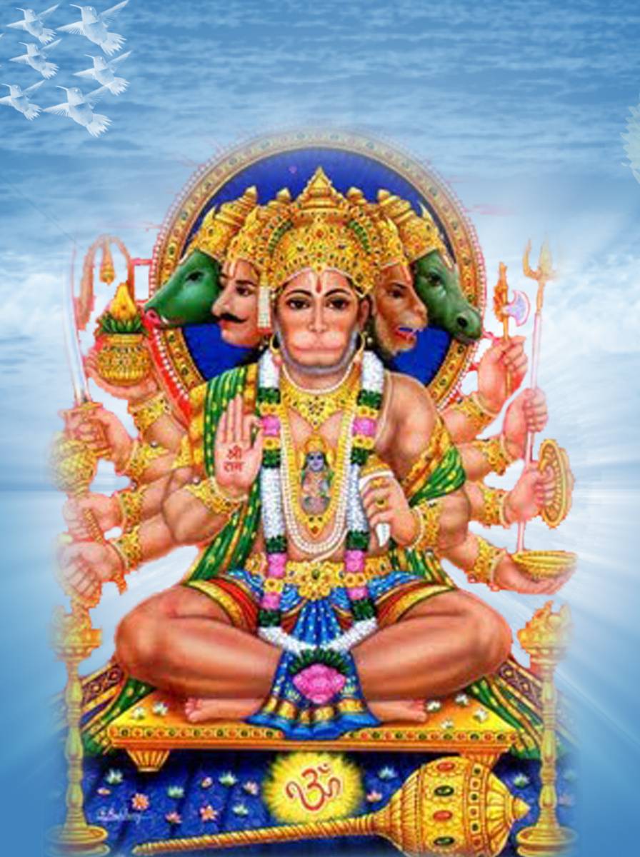 Best of Panchmukhi Hanuman Wallpapers -896x1200 Panchmukhi Hanuman wallpaper