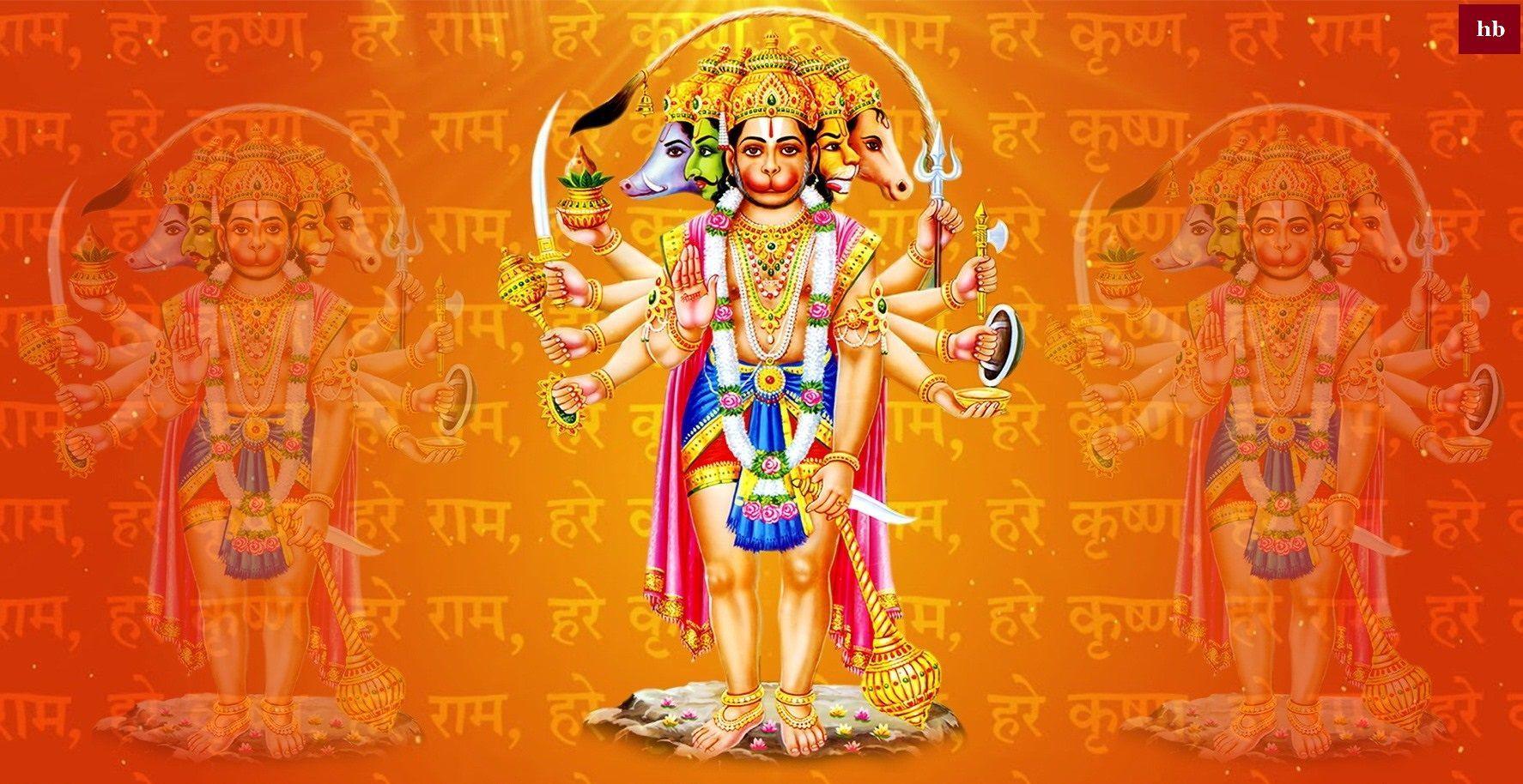 Best of Panchmukhi Hanuman Wallpapers -1774x914 Panchamukhi Wallpaper