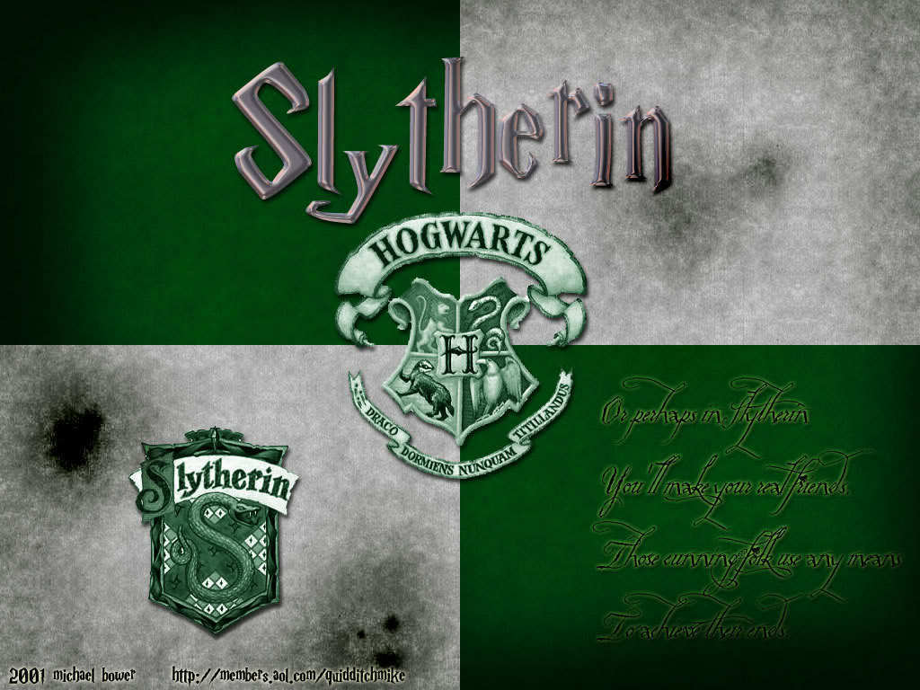 1024x768 Slytherin Crest Wallpaper