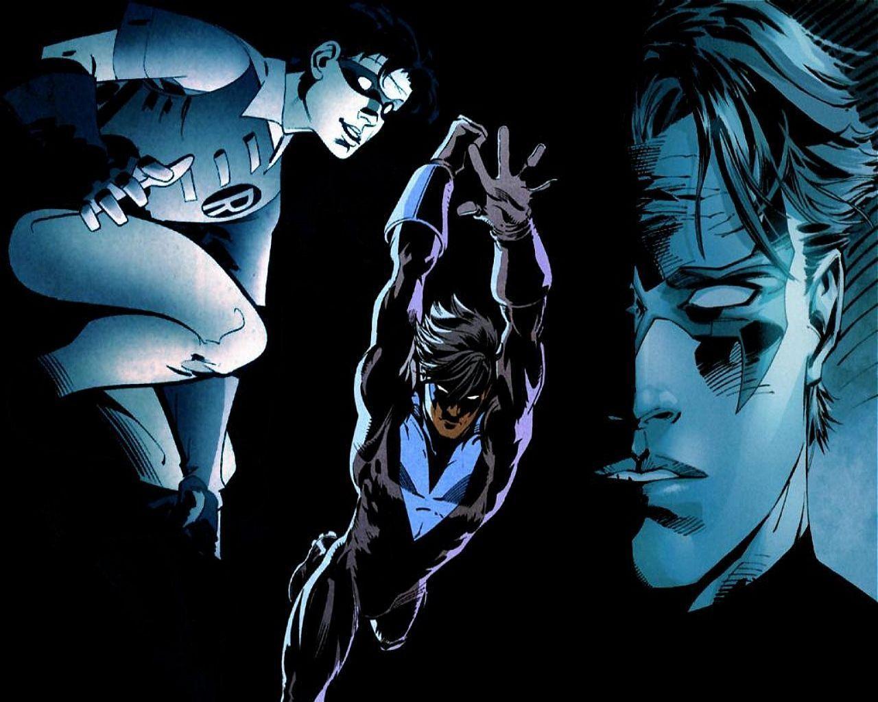 1280x1024 Nightwing Wallpaper