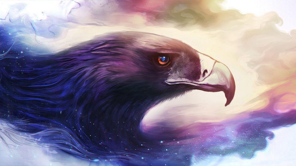 1244x700 Eagle art painting animal wallpaperx1080