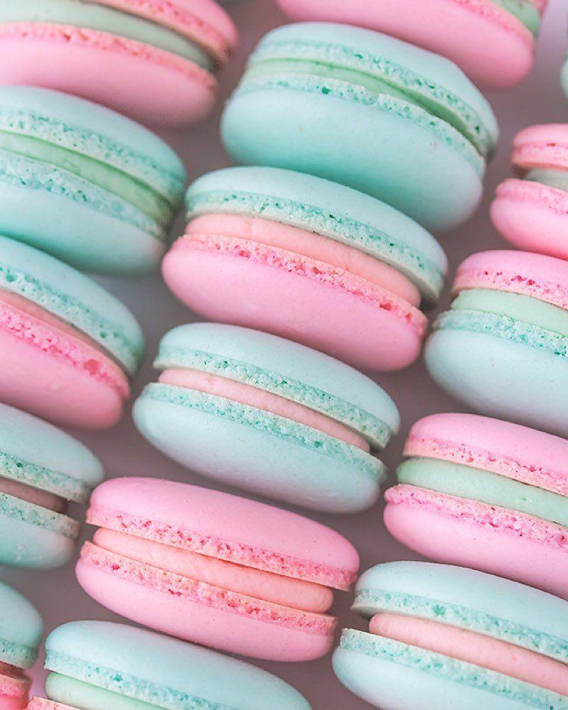 800x1000 ohsprinkles on Instagram: Pastel macarons, they are filled with a