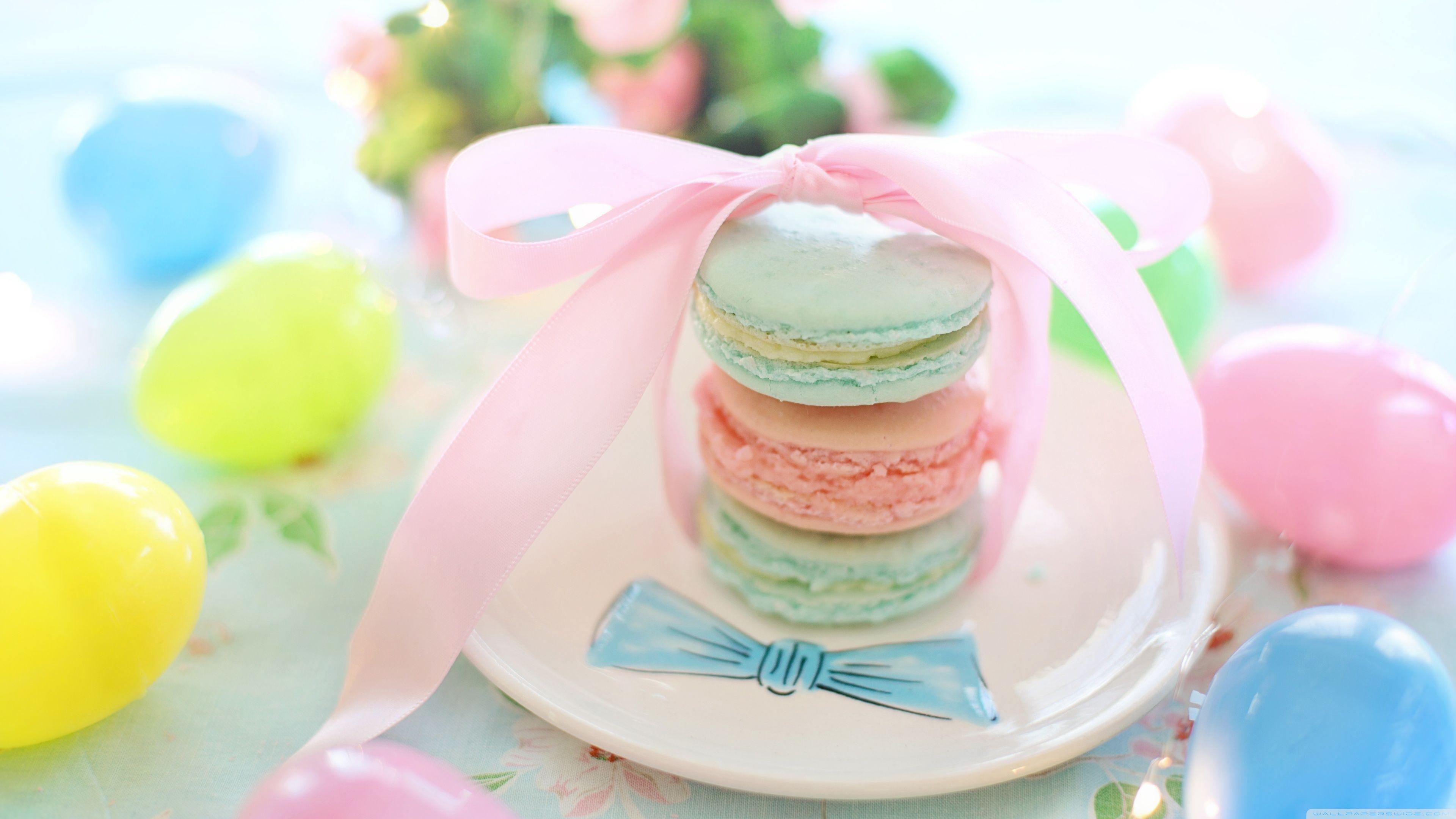 3840x2160 Easter Macarons Ultra HD Desktop Background Wallpaper for 4K UHD