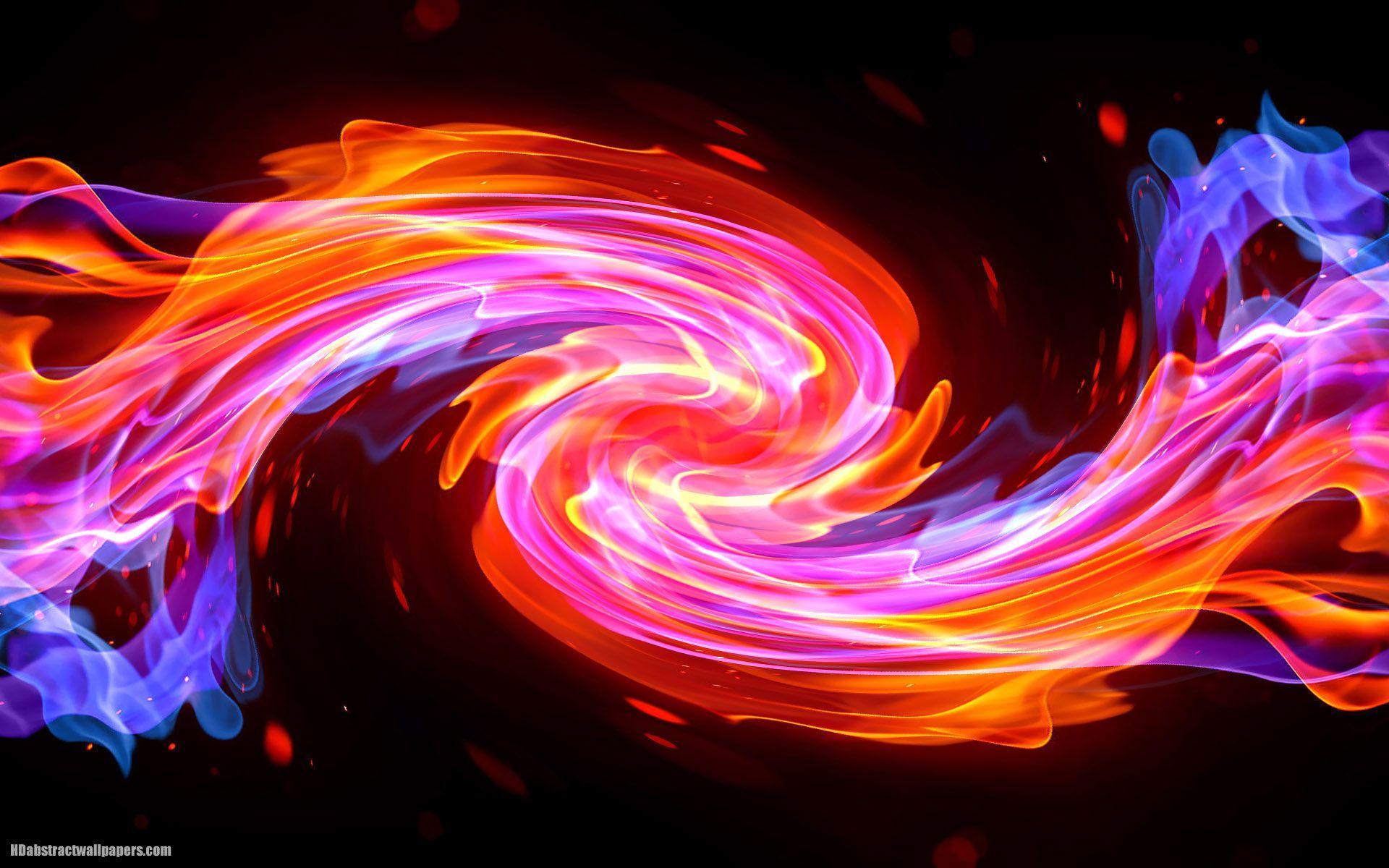 1920x1200 Purple Fire Wallpaper