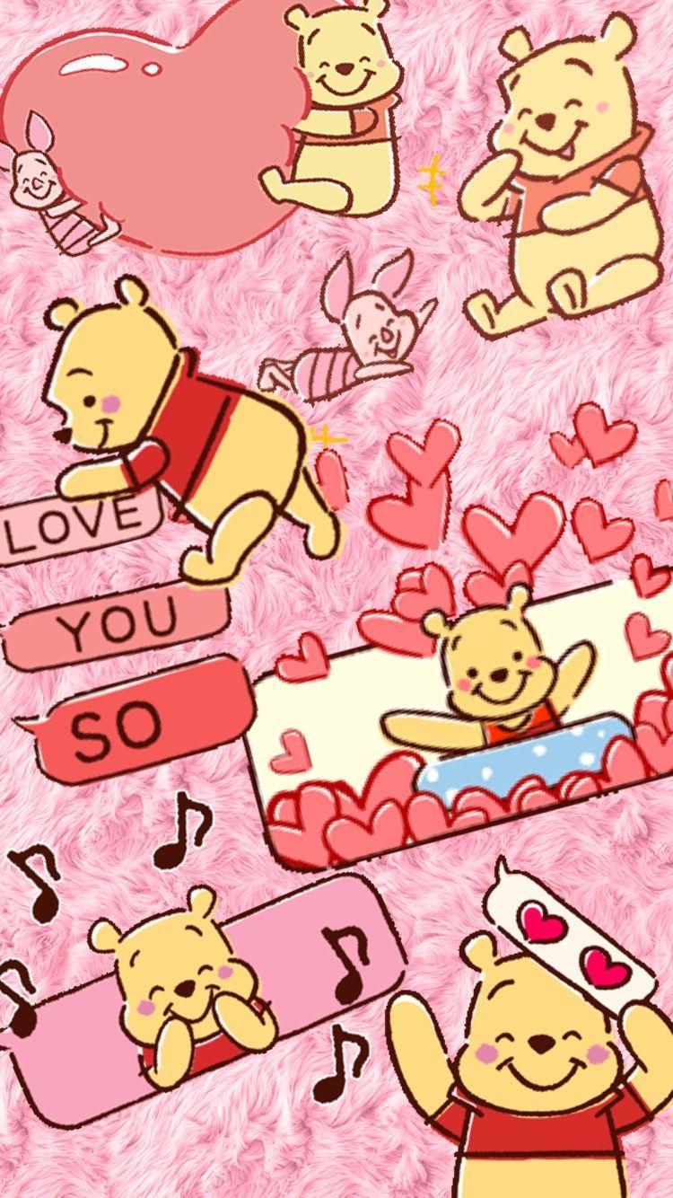 750x1334 Fondo Tsum Tsum Wallpaper, Disney Wallpaper, Pink Wallpaper