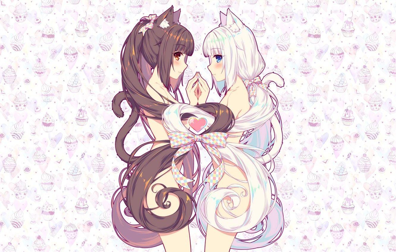 1332x850 Photo Wallpaper Girls, Anime, Neko, Nekopara Ecchi