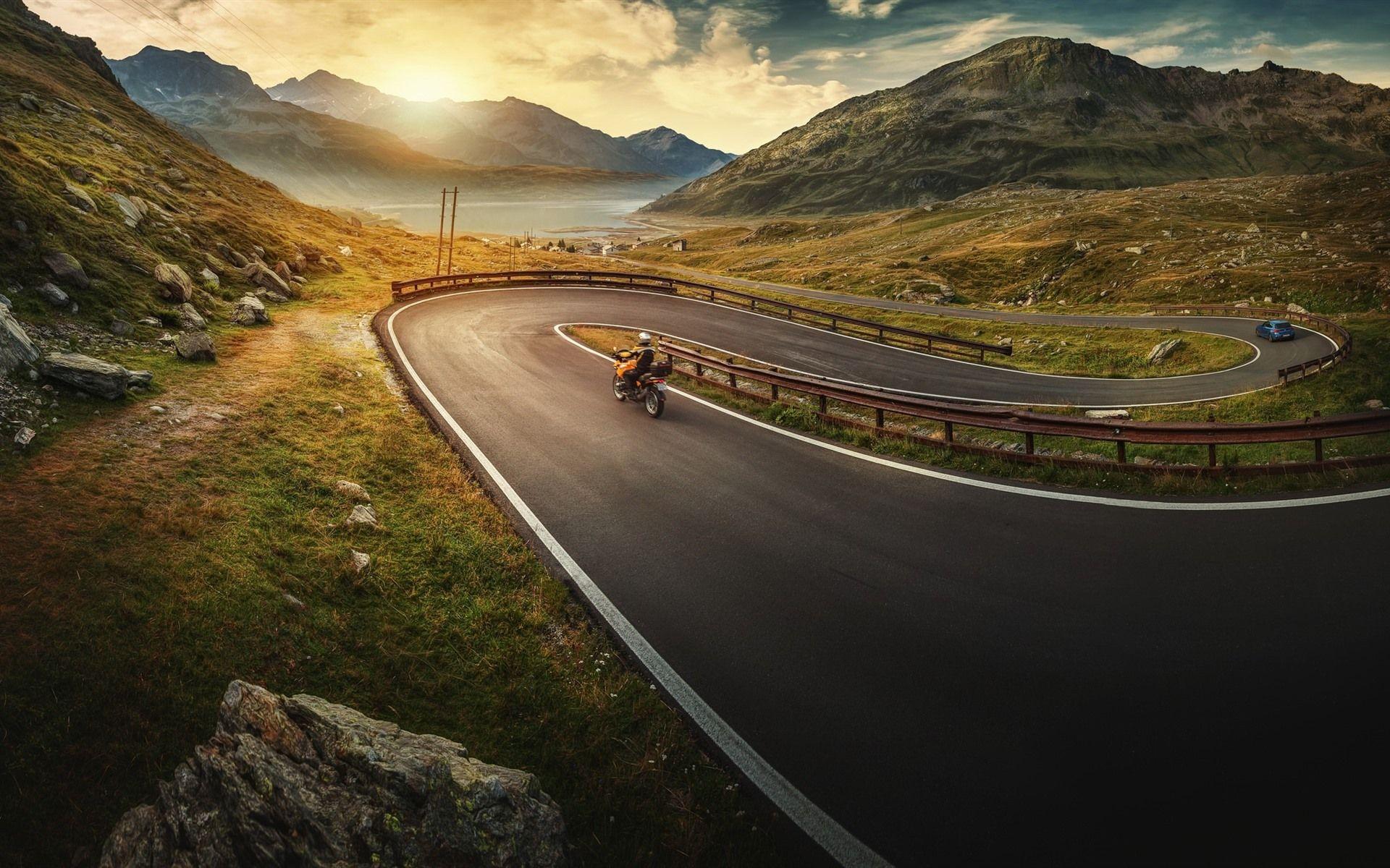 Motorcycle Road Wallpapers - Top Free Motorcycle Road Backgrounds ...