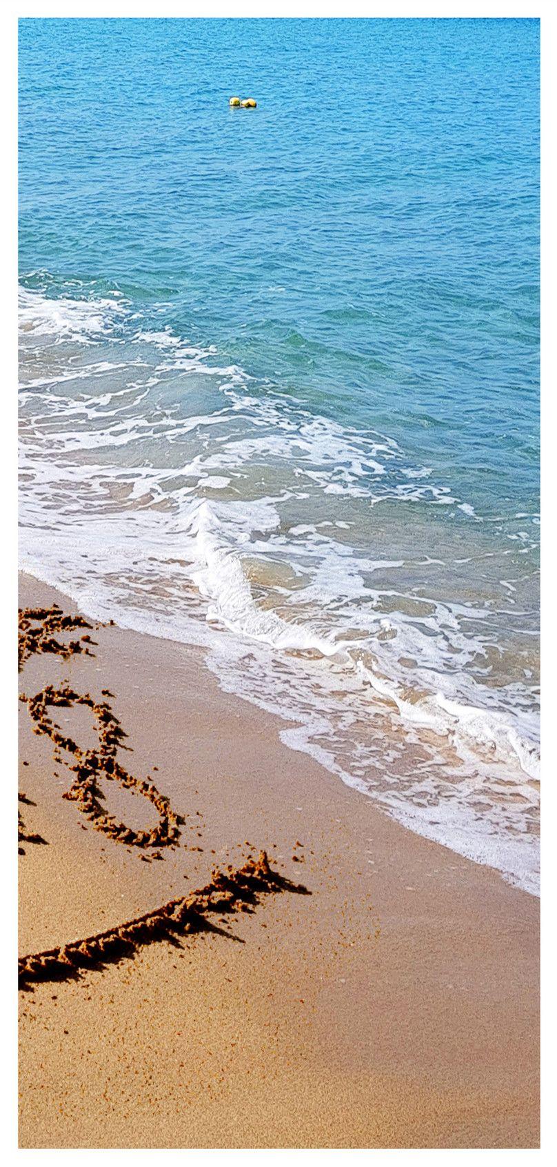 808x1692 summer beach mobile wallpaper background image free download