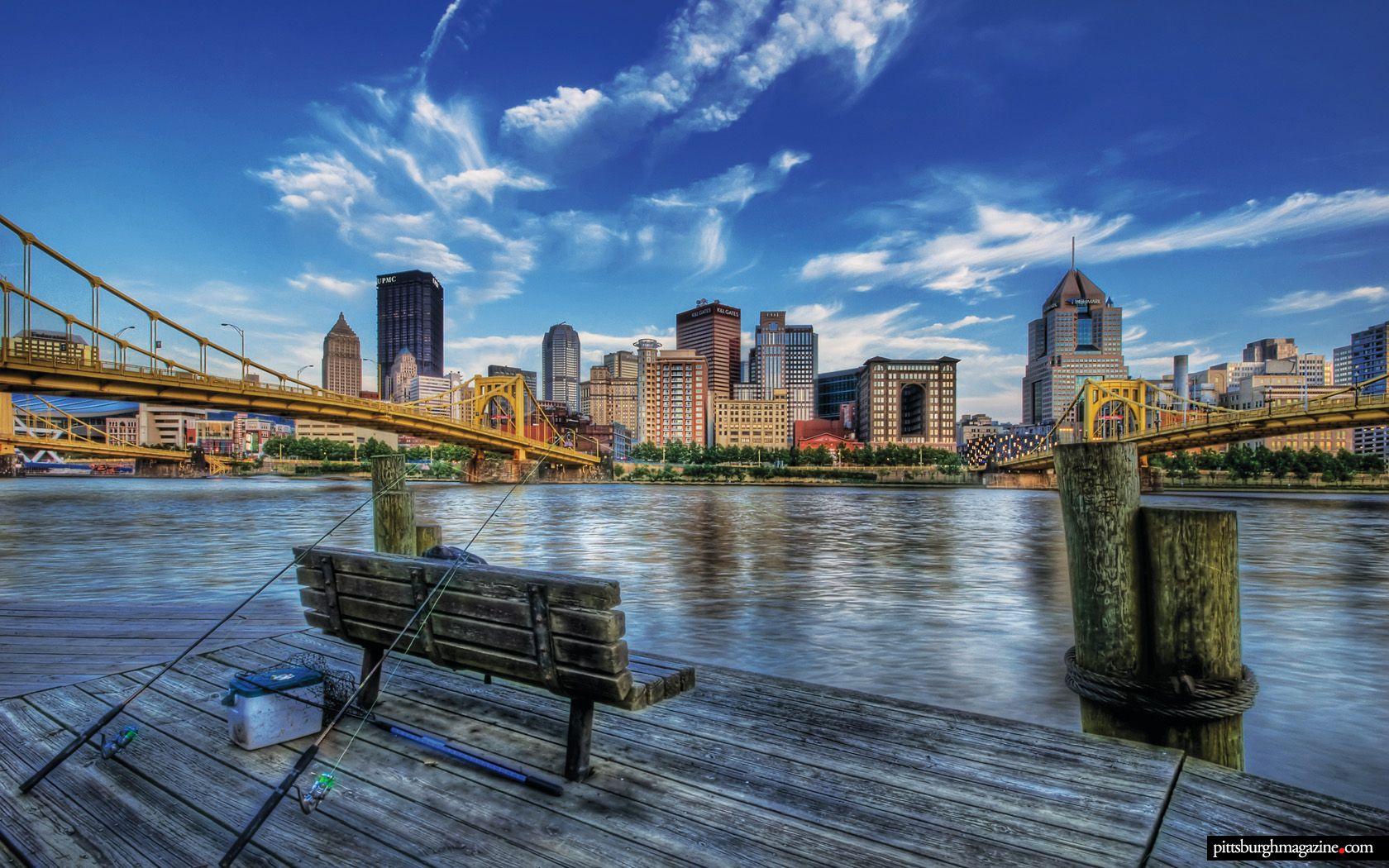 Pittsburgh Wallpapers Clemente Bridge PNC Park  iPad iPhone Android  Wallpaper  photo by Zach Frailey  Visit pittsburgh Pittsburgh Best  places to live