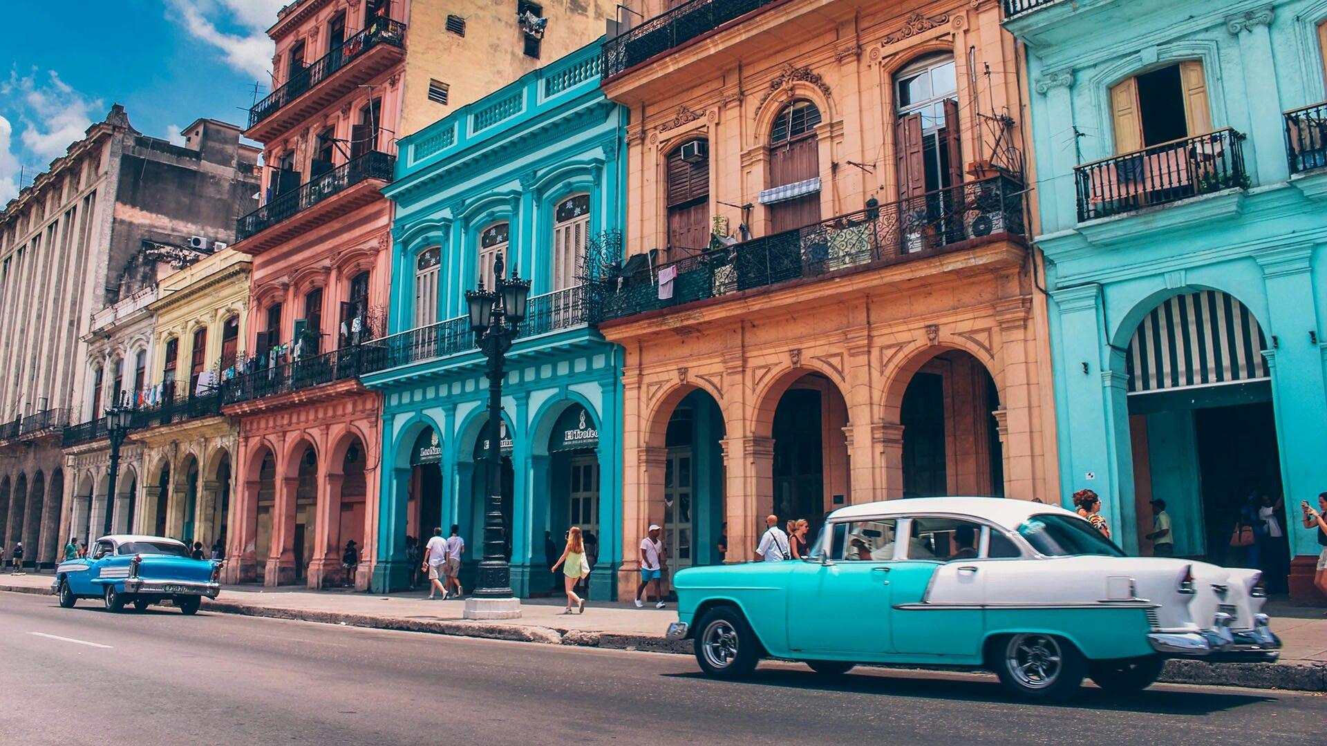 1920x1080 Havana đầy màu sắc Với Hình nền Ô tô Cổ điển.  Wallpaper Studio 10