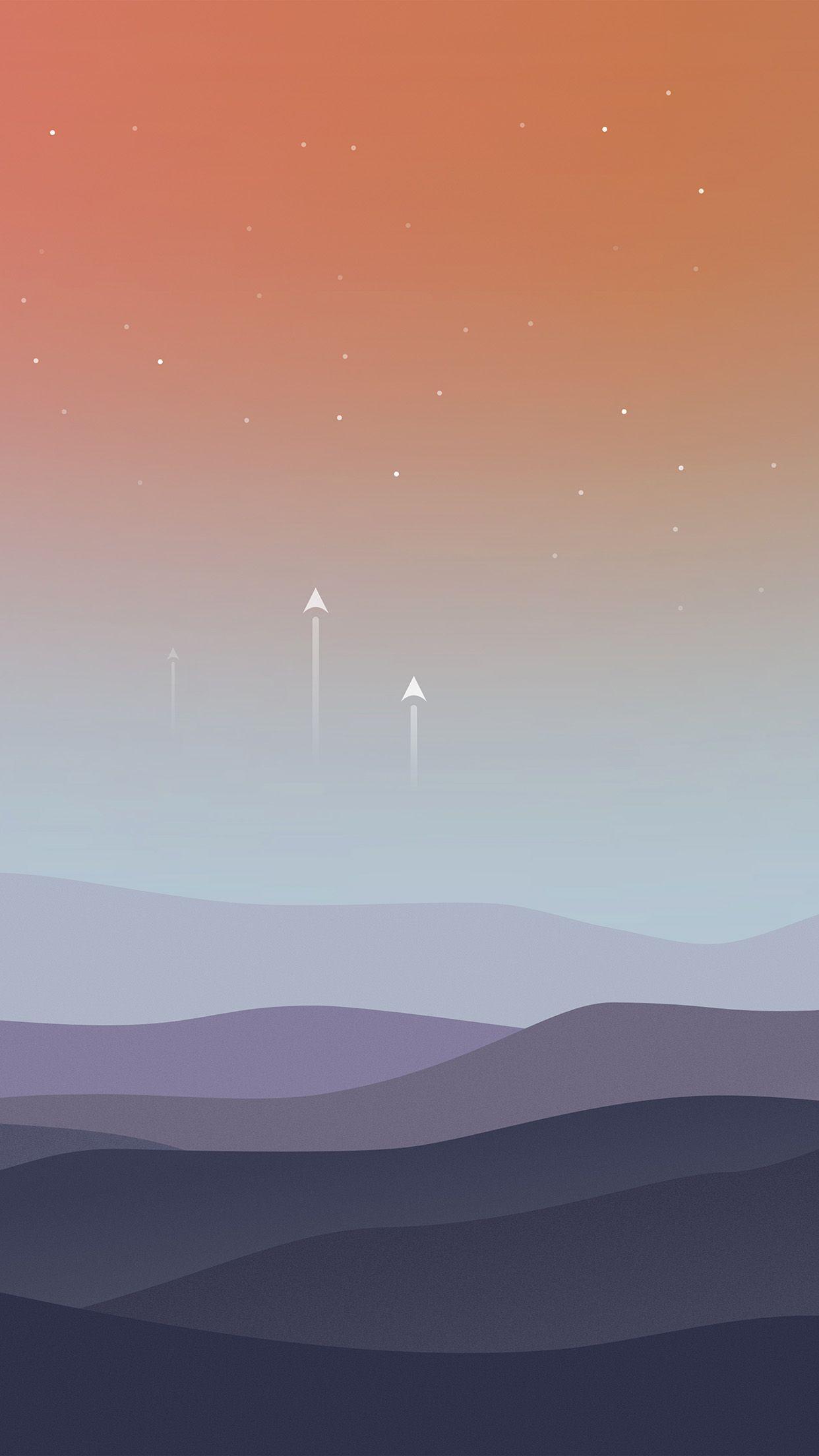 1242x2208 Minimal Space Art Illustration Wallpaper