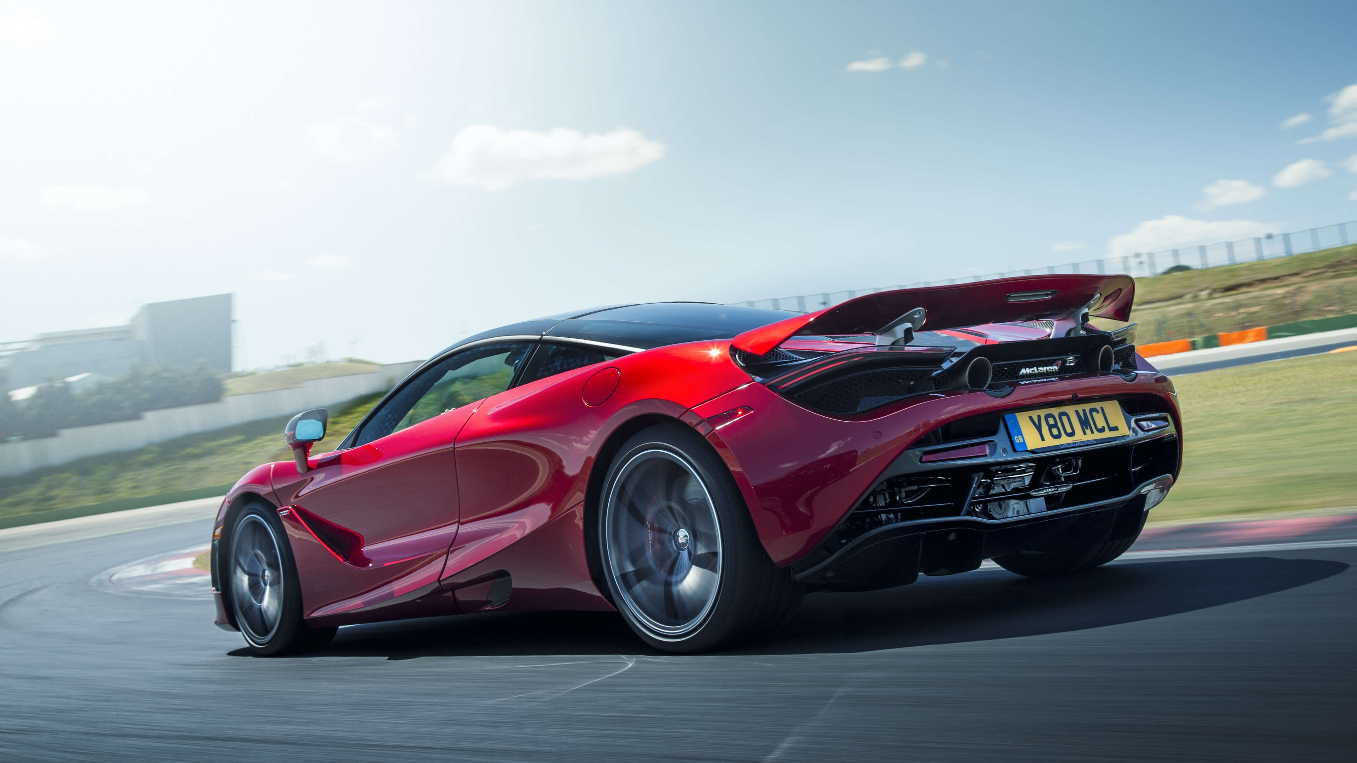 4640x2610 Red McLaren 720s Rolling Shot Wallpaper 66177 4640x2610px