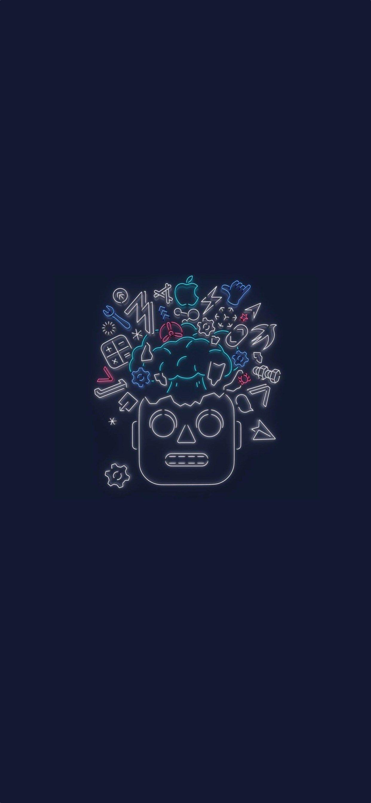 1242x2688 Wwdc 2019 iPhone Wallpaper Without Tagline
