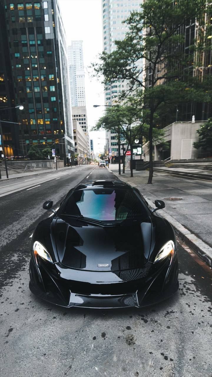720x1280 Black McLaren wallpaper