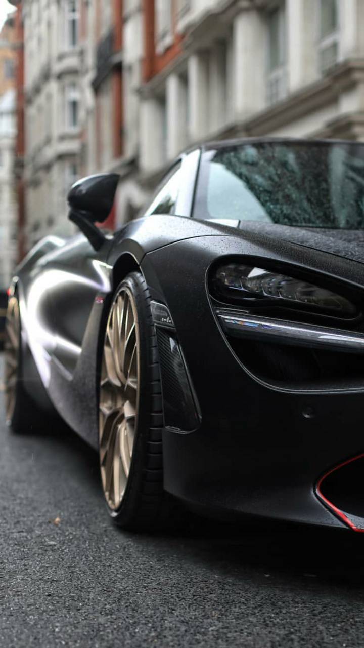 720x1280 Supercars Gallery: Mclaren 720s Black Wallpaper