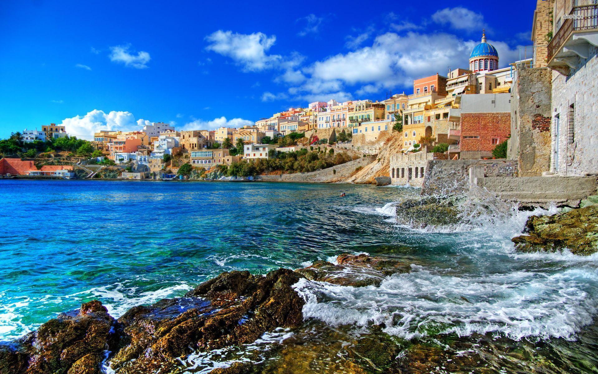 1920x1200 Greece Desktop Wallpaper