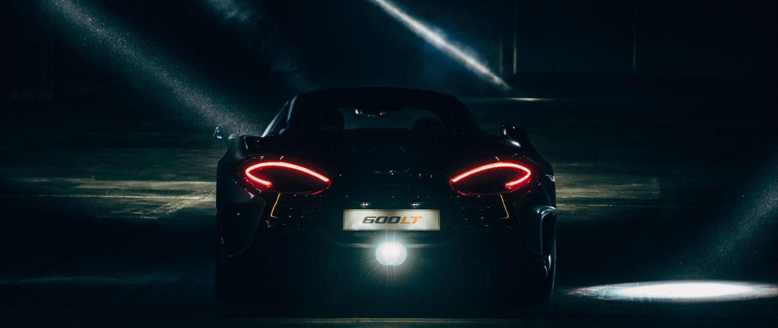 2560x1080 Download wallpaper 2560x1080 mclaren, sports car, lights, dark
