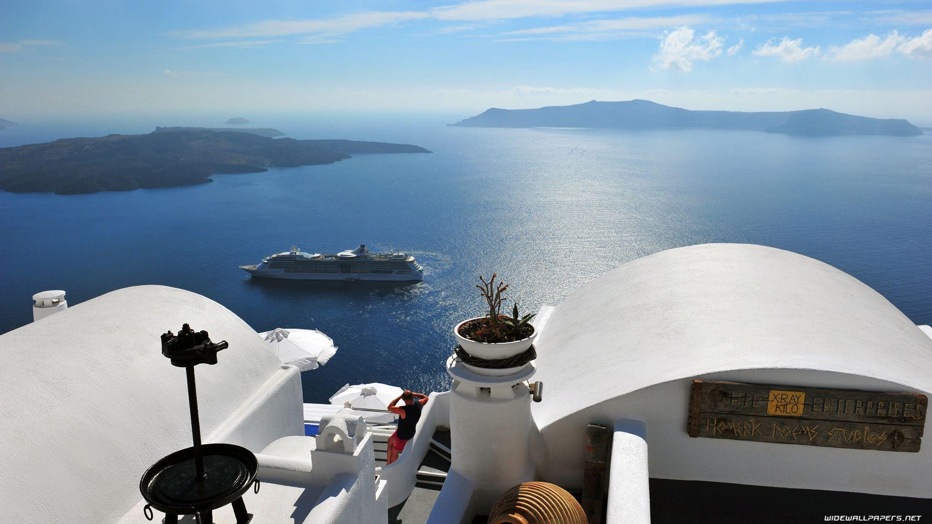 1920x1080 Greece desktop wallpaper HD and wide wallpaper